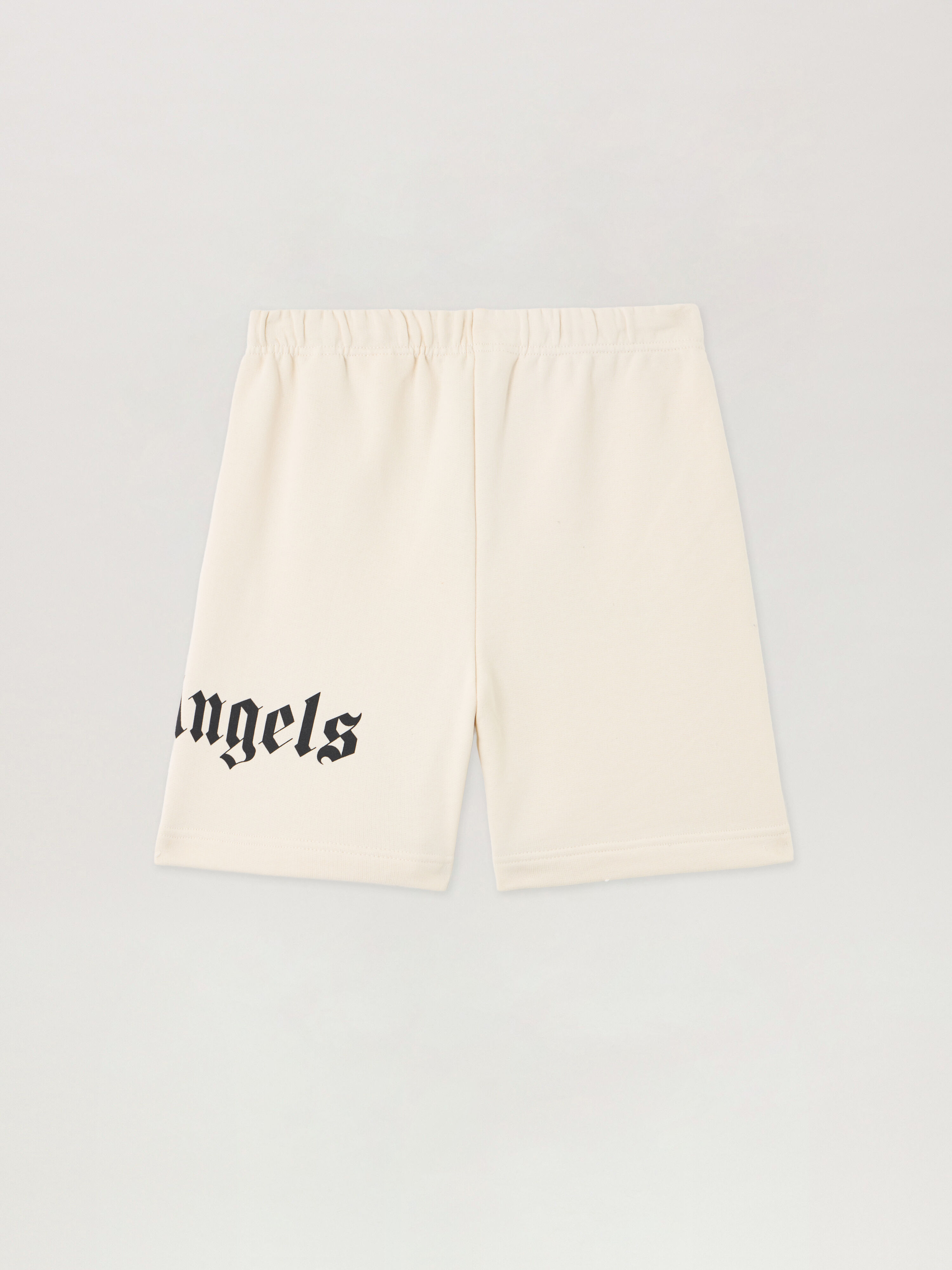 PALM ANGELS Overlogo Sweatshort OFF WHITE PBCI006S26FLE001