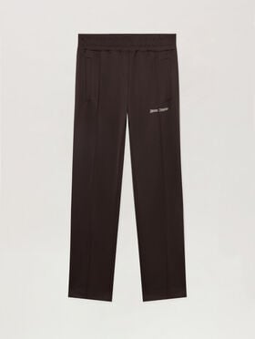 Classic Logo Track Pants PALM ANGELS Classic Logo Track Pants BROWN - OFF WHITE PAMCJ02F26FB01