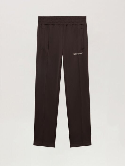 Classic Logo Track Pants PALM ANGELS Classic Logo Track Pants BROWN - OFF WHITE PAMCJ02F26FB01
