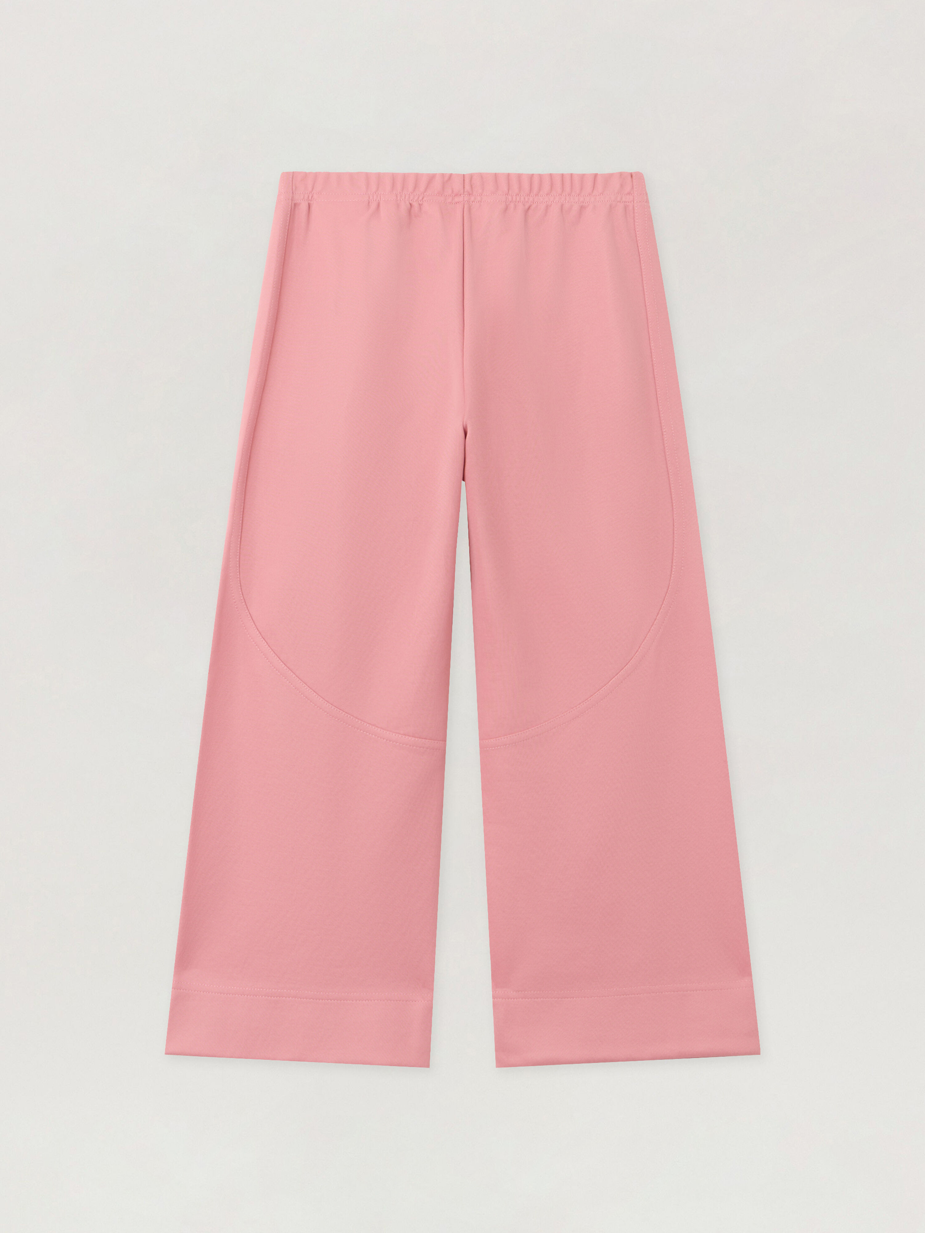 PALM ANGELS Pa  Cut Track Wide Pant ANTIQUE ROSE OFF WHITE PGCJ013F25FAB001