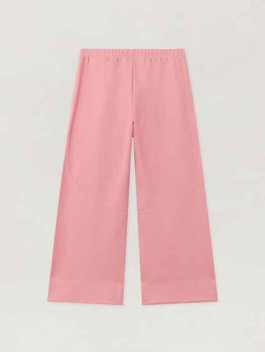 Pa Cut Track Wide Pant PALM ANGELS Pa Cut Track Wide Pant ANTIQUE ROSE OFF WHITE PGCJ013F25FAB001