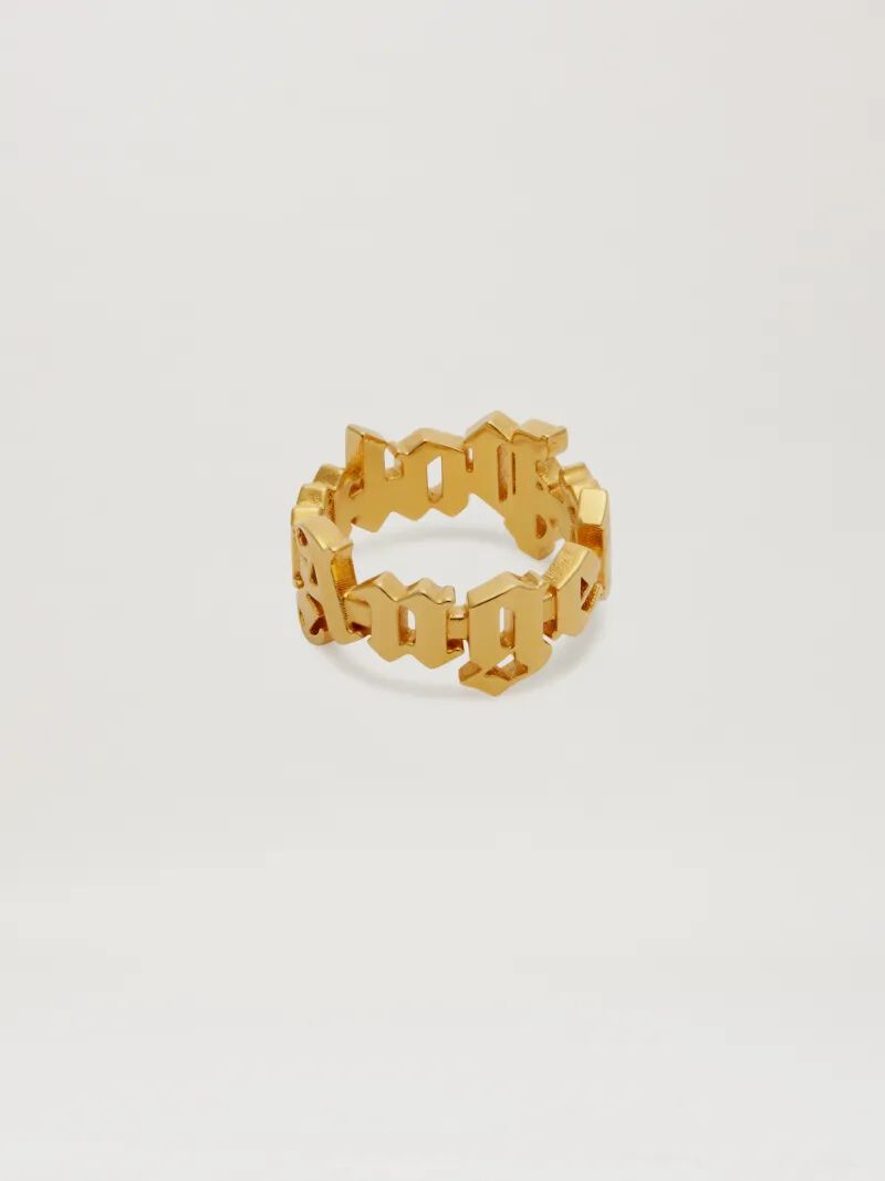 PALM ANGELS  Classic Logo Ring GOLD - GOLD PWOC02BS25MAT001