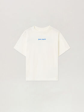 PALM ANGELS Dragons Tattoo Reg.Tshirt S/S OFF WHITE - RED PBAA003F25JER003
