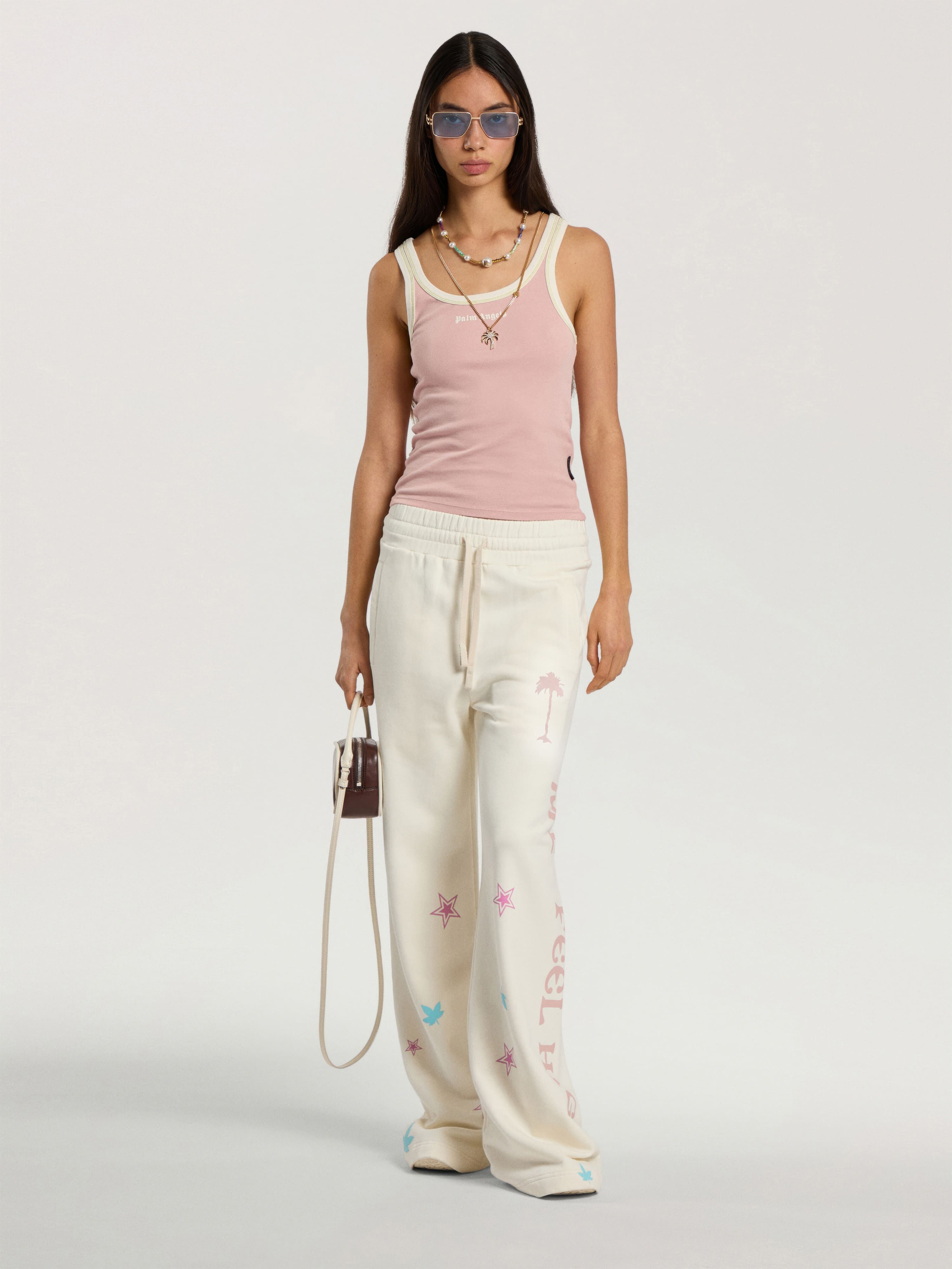 Feel High Sweatpants PALM ANGELS Feel High Sweatpants OFF WHITE - MULTICOLOR PAWCH01F26FL02