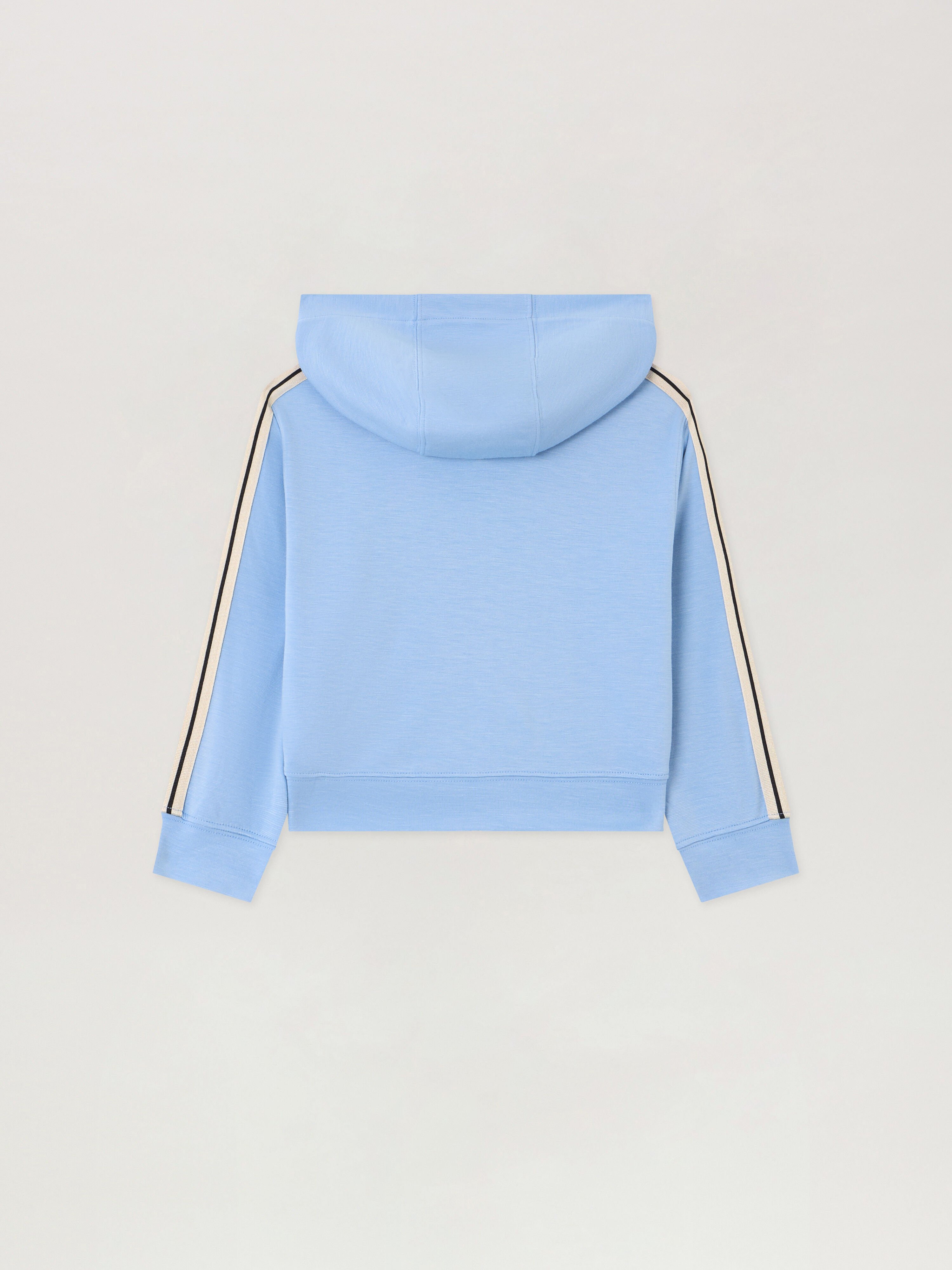 PALM ANGELS Track Hoodie Full Zip CELESTE/LIGHT BLUE PB3X003S26FLE001