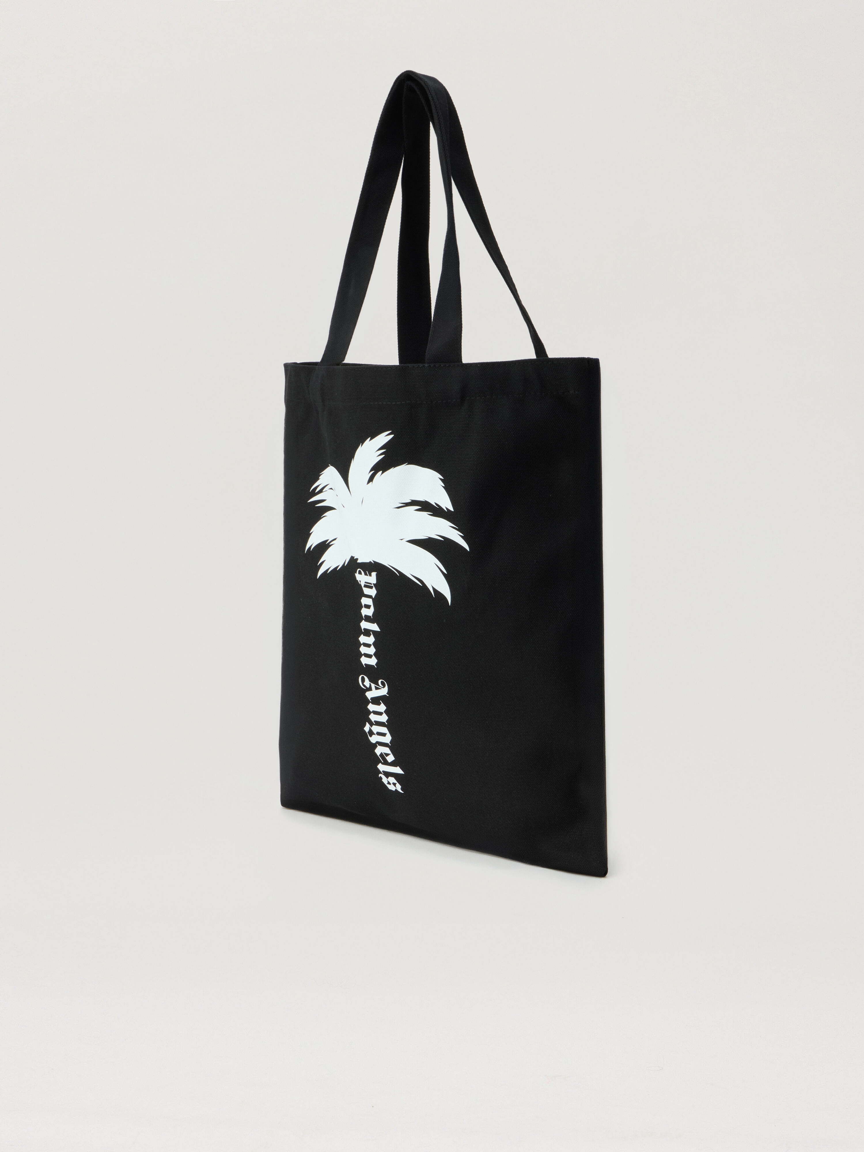 Palm Tree Tote Bag PALM ANGELS Palm Tree Tote Bag BLACK - OFF WHITE PAMNA01W26FB01
