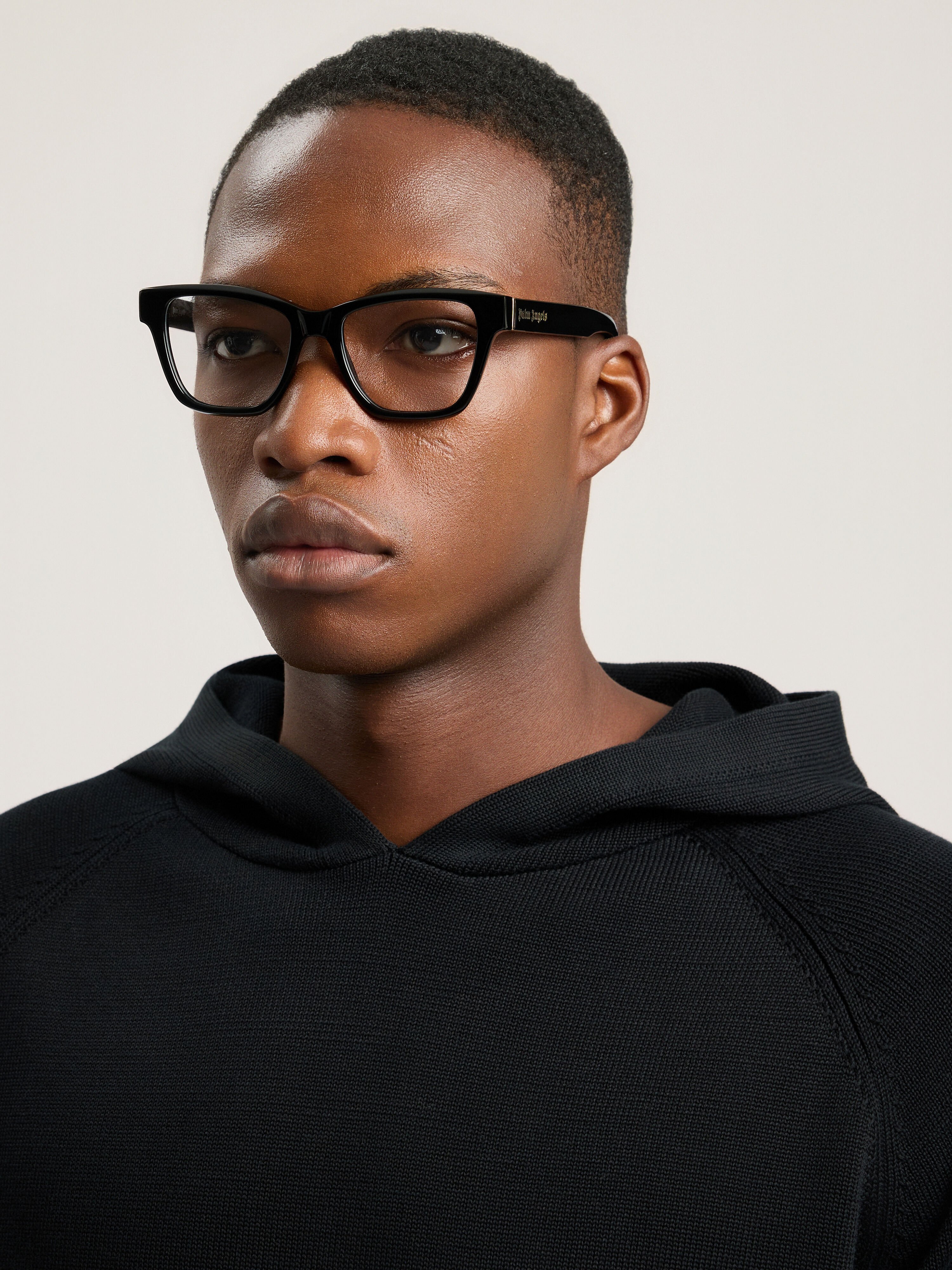 PALM ANGELS Style 5028 Eyewear SHINY BLACK PA5033100052