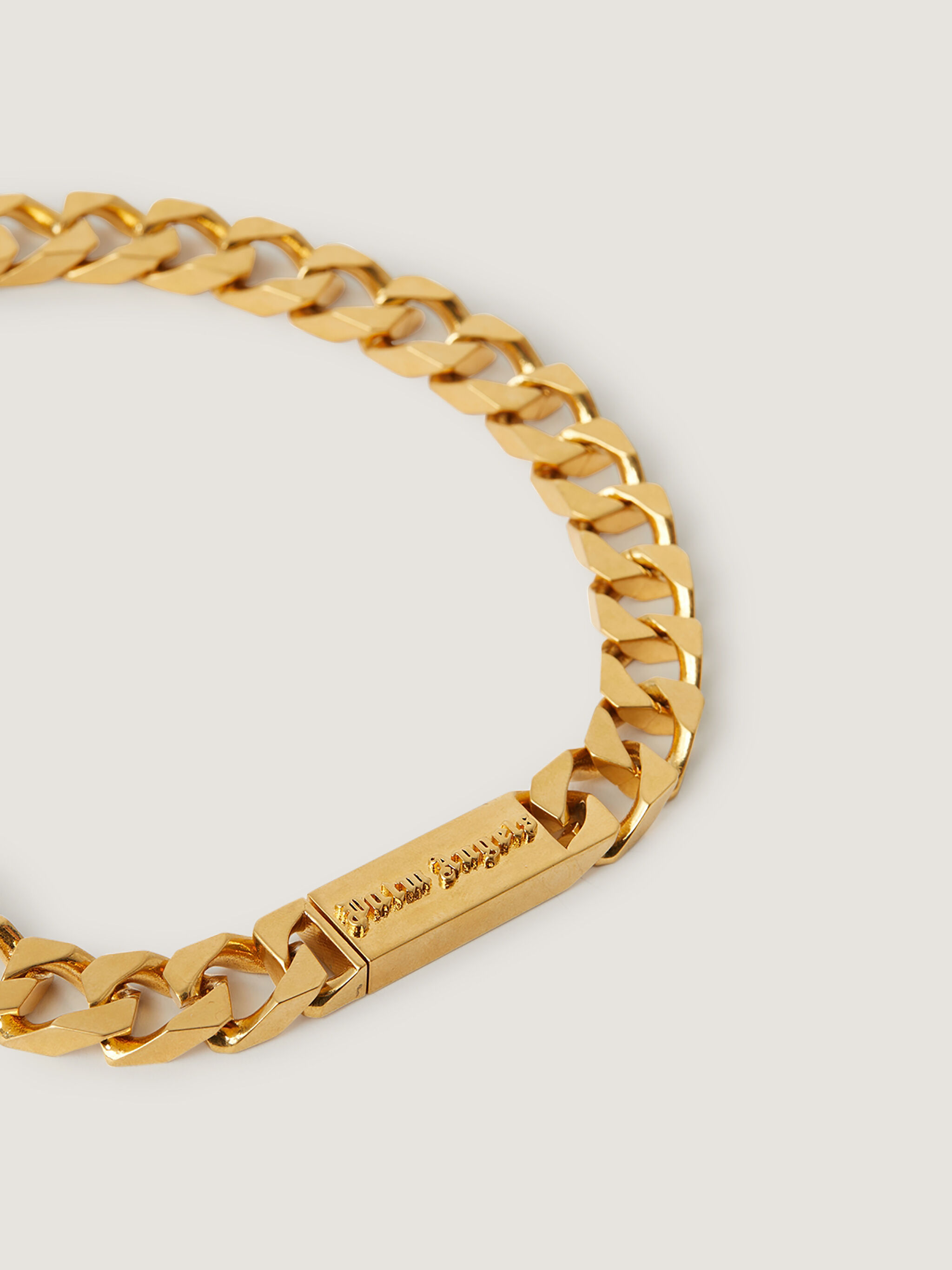 PALM ANGELS Cuban Link Chain Necklace GOLD - GOLD PWOB12FF25MAT001