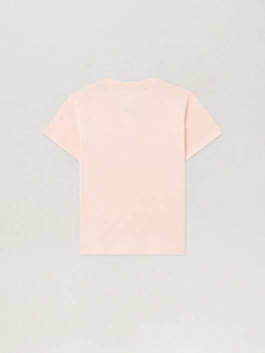 PALM ANGELS Spray Bear T-Shirt ROSA/PINK PGXB001S26JER001
