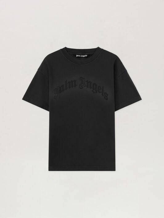T-Shirt Con Toppe PALM ANGELS T-Shirt Con Toppe BLACK - BLACK PAMAA01F26JR06