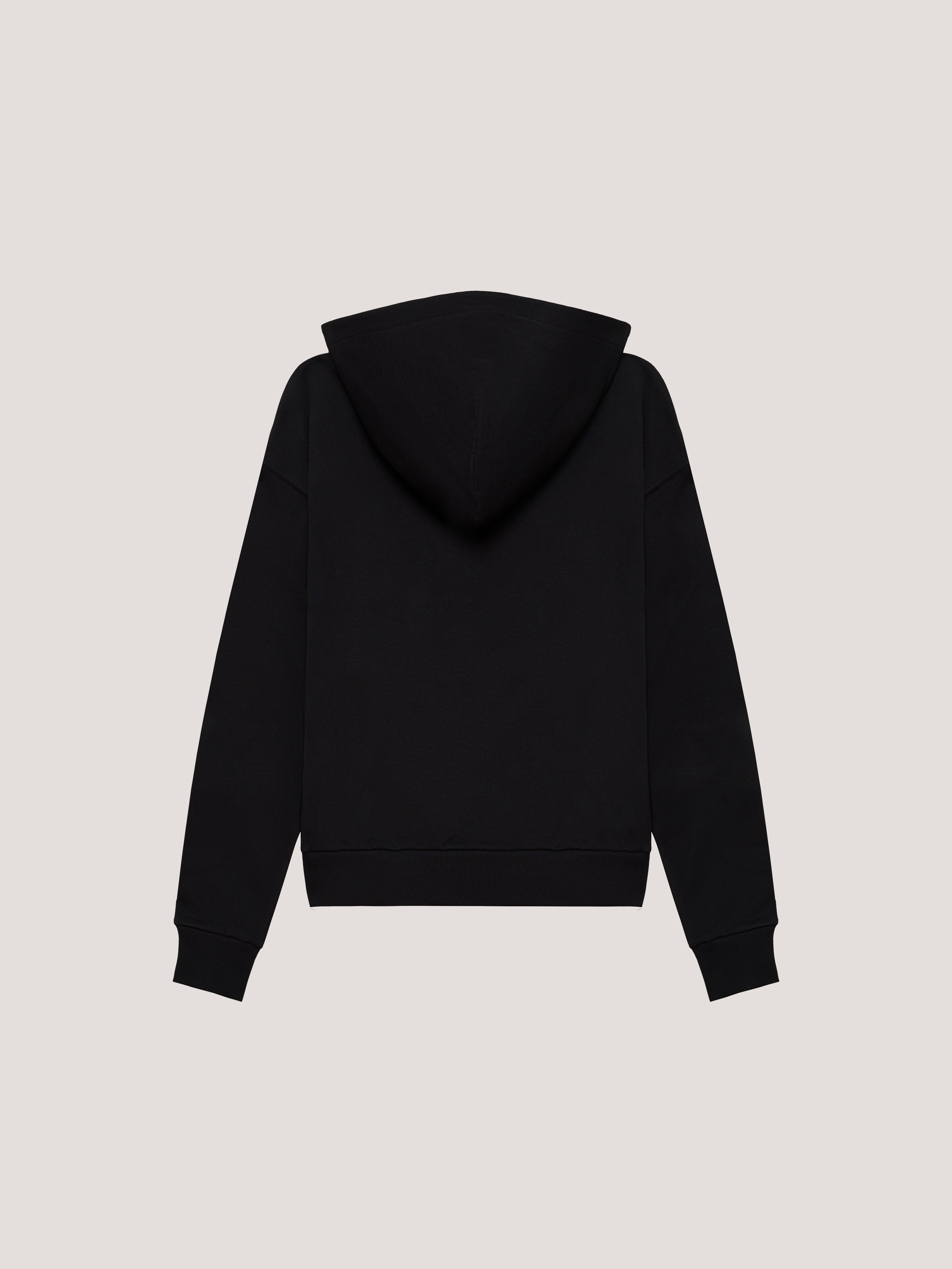 PALM ANGELS Spray Milan Hoodie Black/Blue PMBB17DT26FLE004