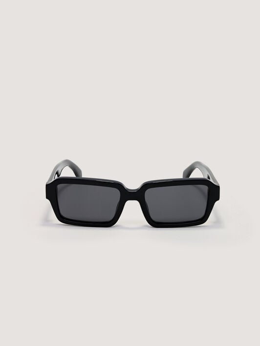 Homer Black Lens Sunglasses PALM ANGELS Homer Black Lens Sunglasses SHINY BLACK PA1025100753