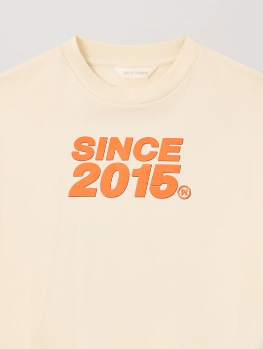 PALM ANGELS Since 2015 Over T-Shirt OFF WHITE PBAA002S26JER002