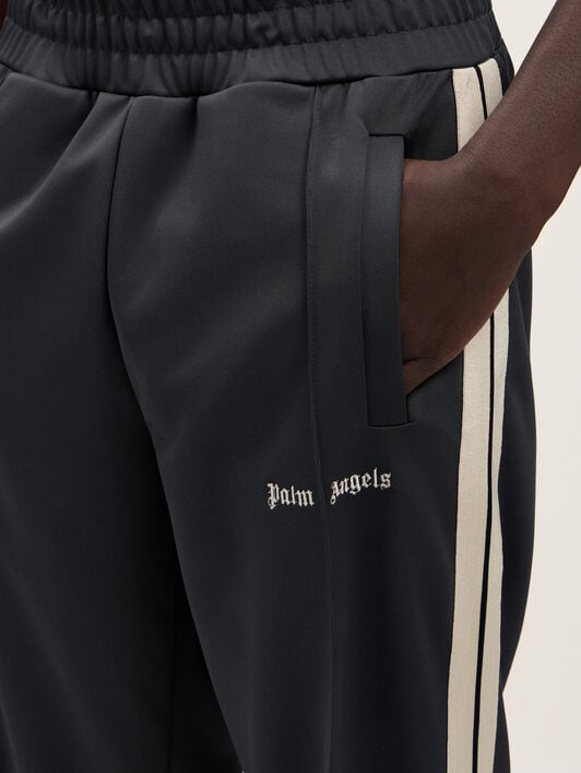 Classic Logo Track Pants PALM ANGELS Classic Logo Track Pants DARK GREY OFF WHITE PMCJ020S26FAB001