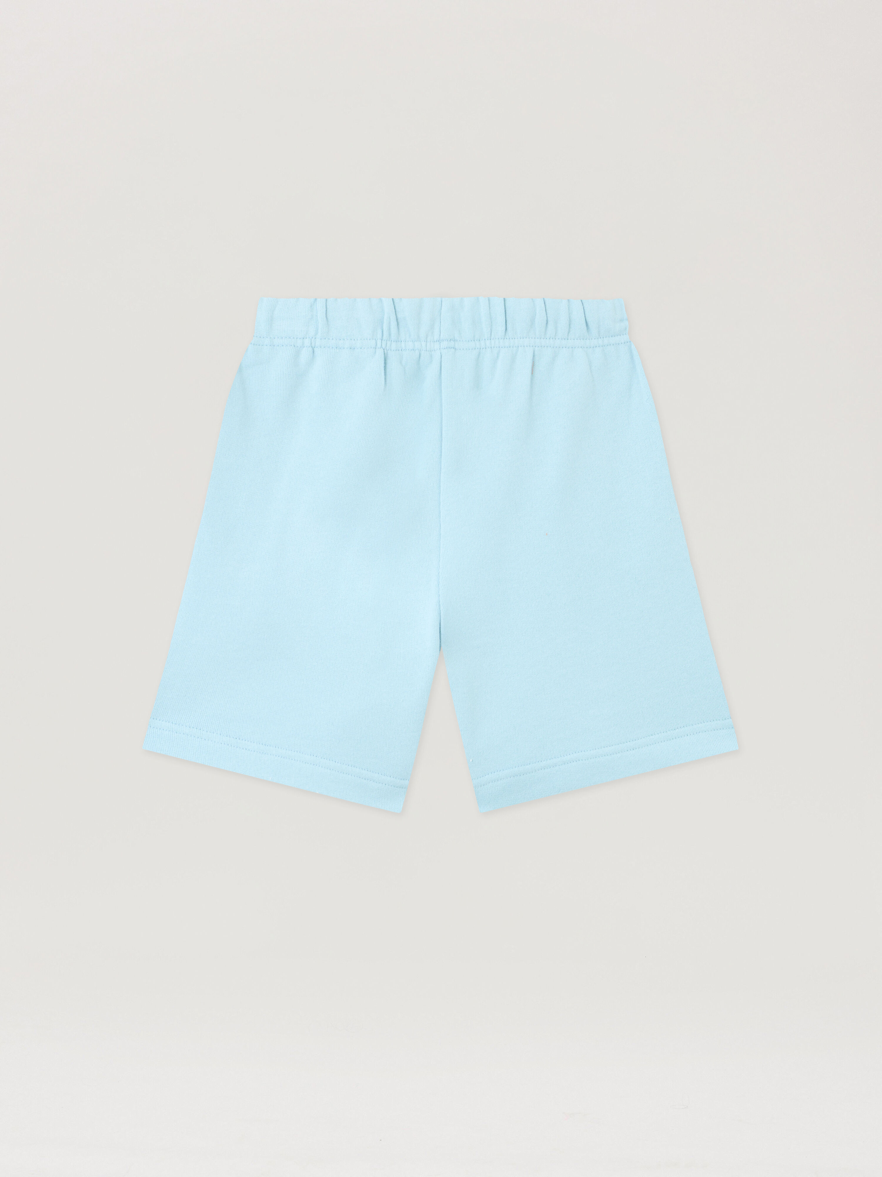 PALM ANGELS Logo Brushed Sweatshort BLU BIMBO/ BABY BLUE PBCI006S26FLE003