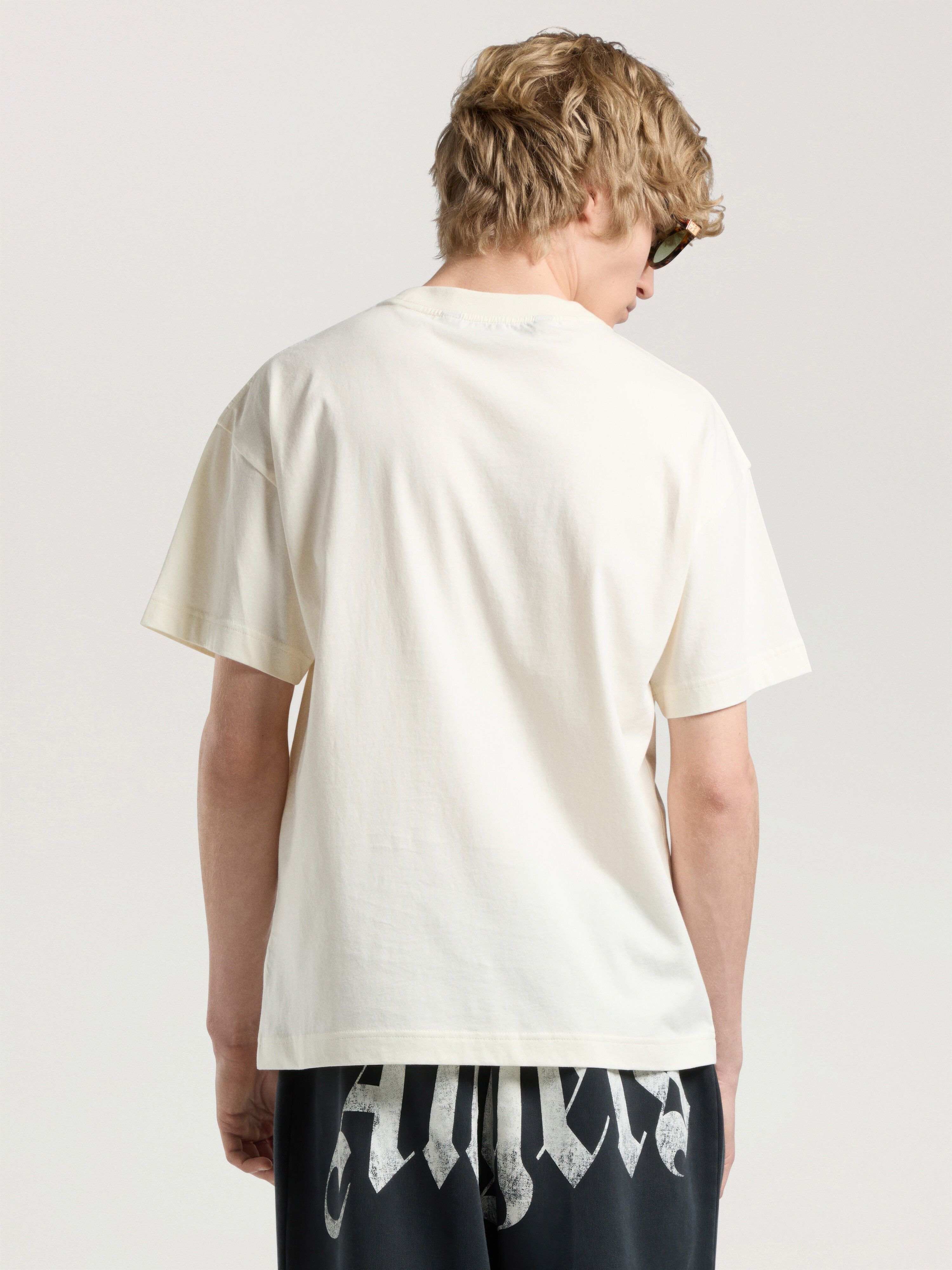 Palm Hills Regular T-Shirt PALM ANGELS Palm Hills Regular T-Shirt OFF WHITE - BLACK PAMAA01W26JR18