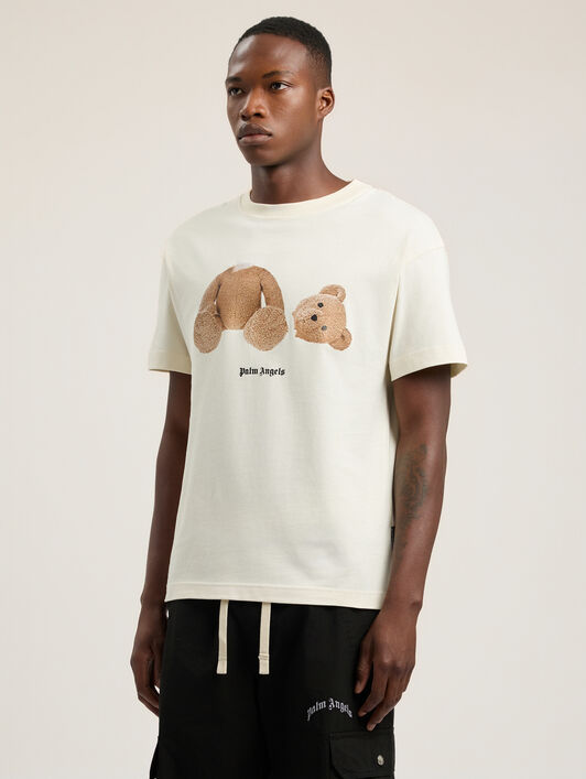 PALM ANGELS Bear T-Shirt White PMAA109T26JER003