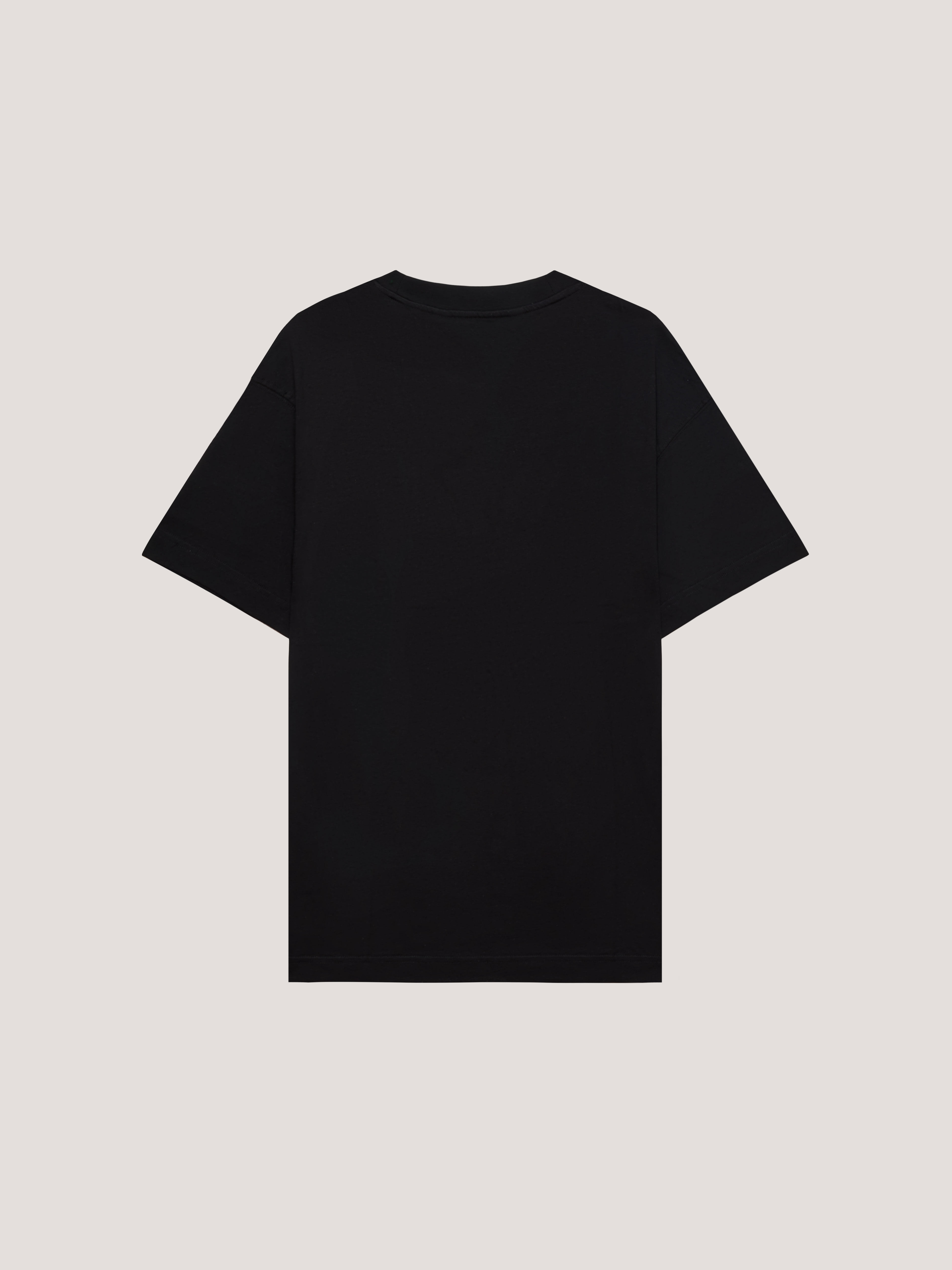 PALM ANGELS Spray City Milan T-Shirt Black/Yellow PMAA109T26JER004