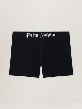 PALM ANGELS Classic Logo Sport Shorts BLACK - BLACK PAWVH01F26FB01
