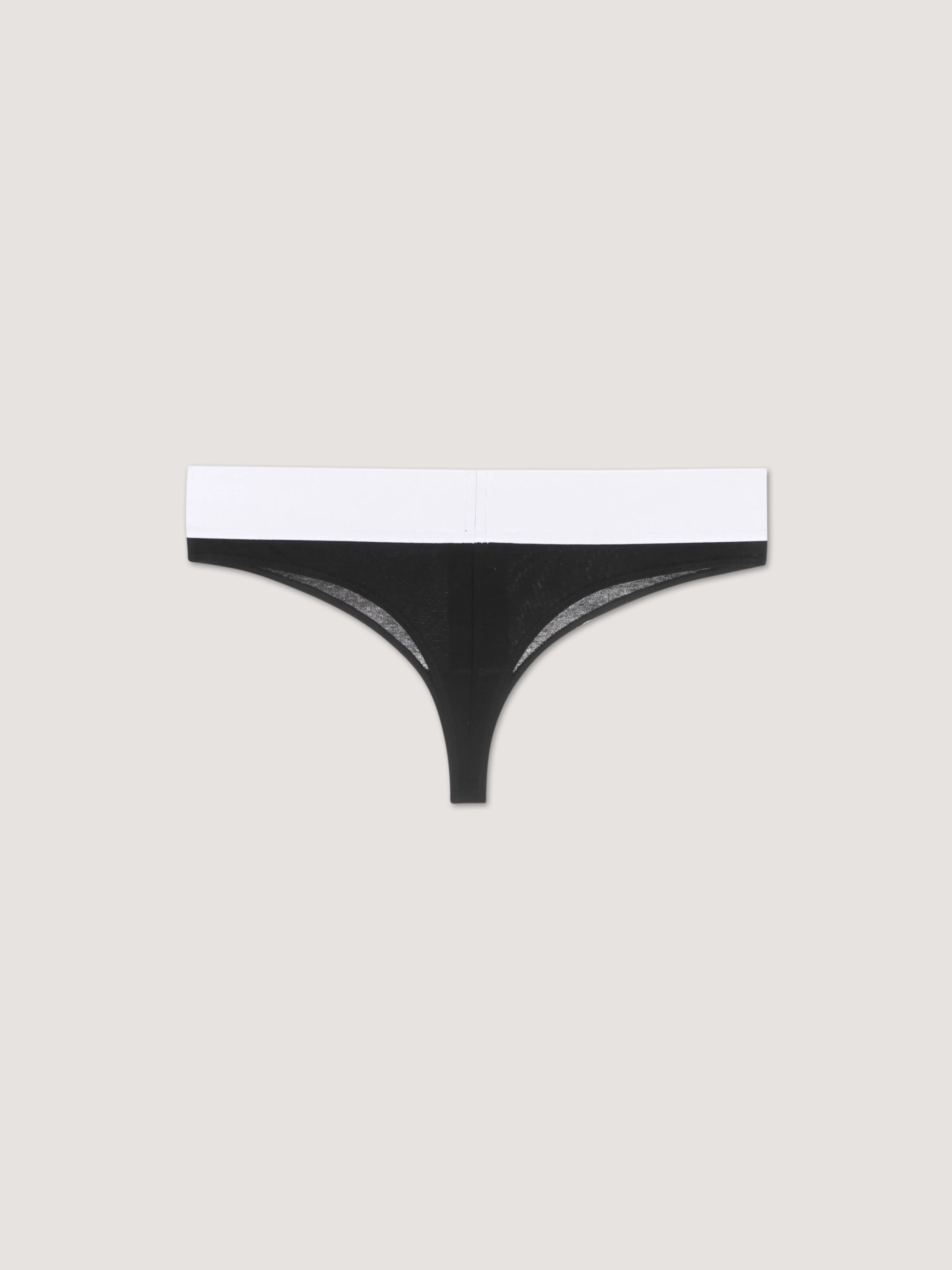 PALM ANGELS Classic Logo Brazilian Panties BLACK LIGHT GREY PWUF002C99FAB001