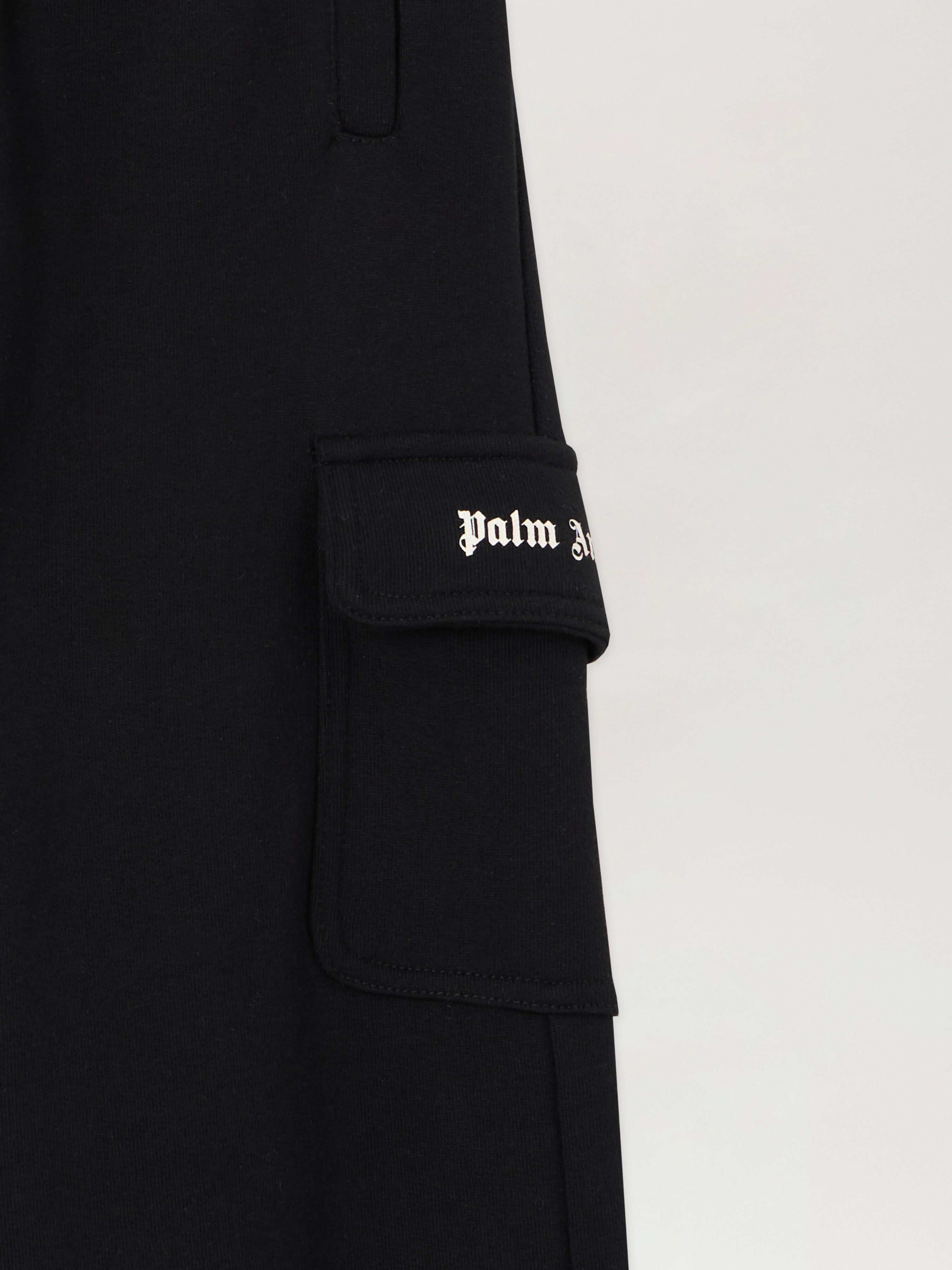 PALM ANGELS Classic Logo Cargo Sweatpant NERO/BLACK PBCH016S26FLE001