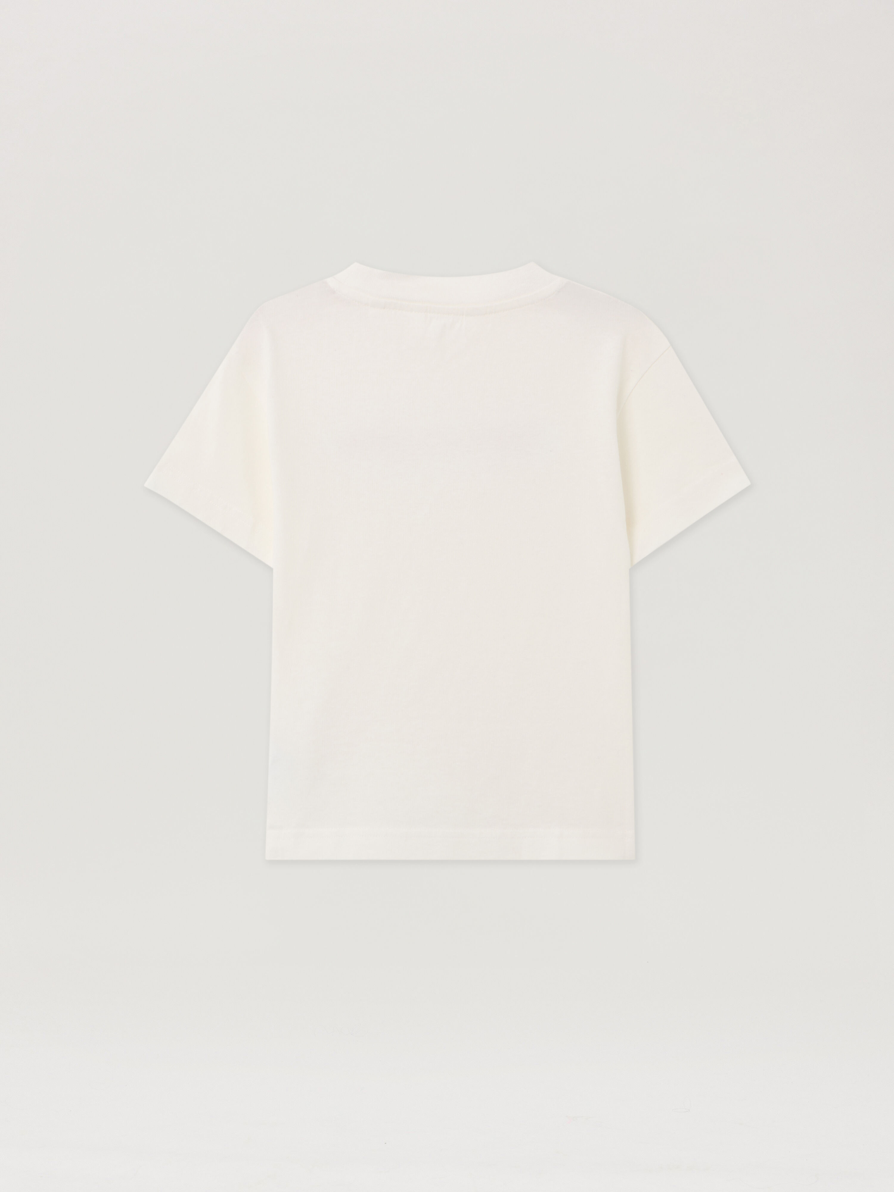 PALM ANGELS Blurred Logo Reg.Tshirt S/S OFF WHITE - RED PBAA003F25JER001