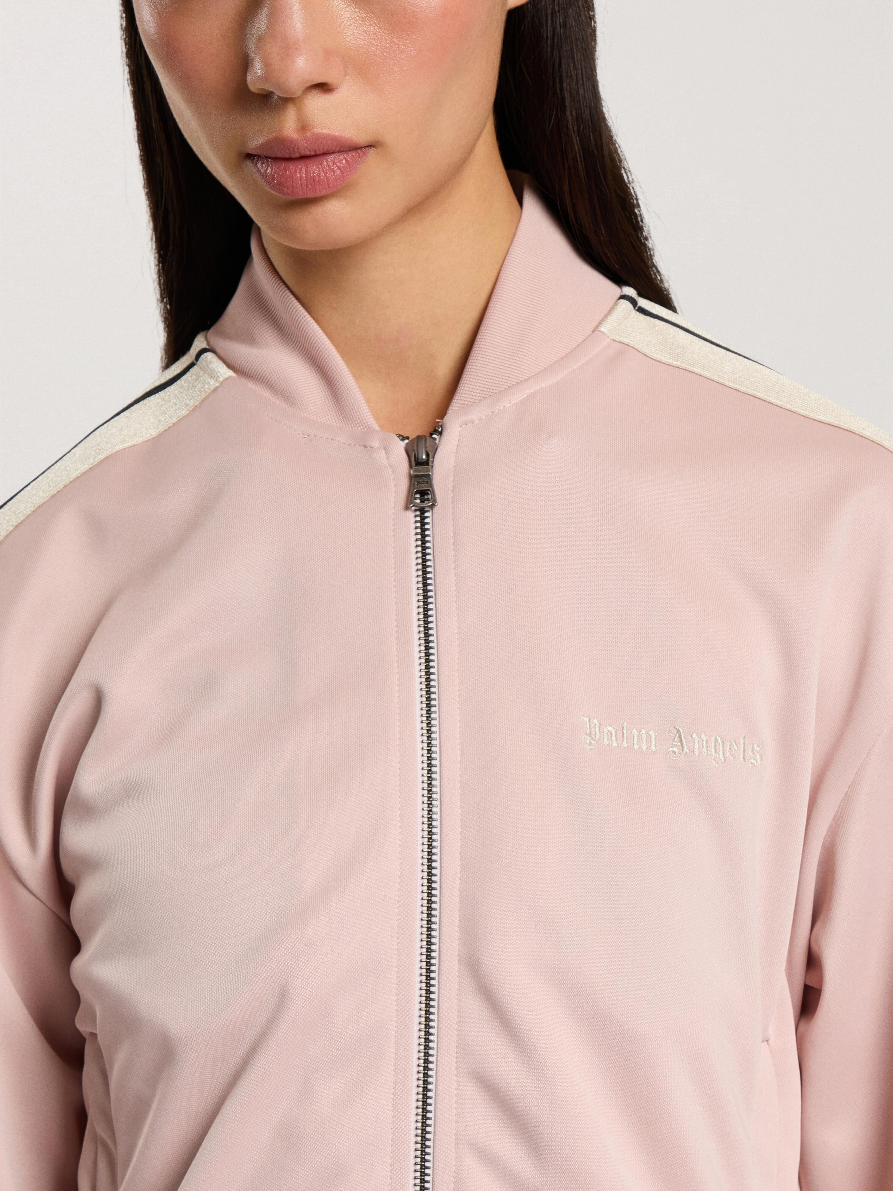 PALM ANGELS Classic Logo Track Jacket PINK - OFF WHITE PAWBD02F26FB01