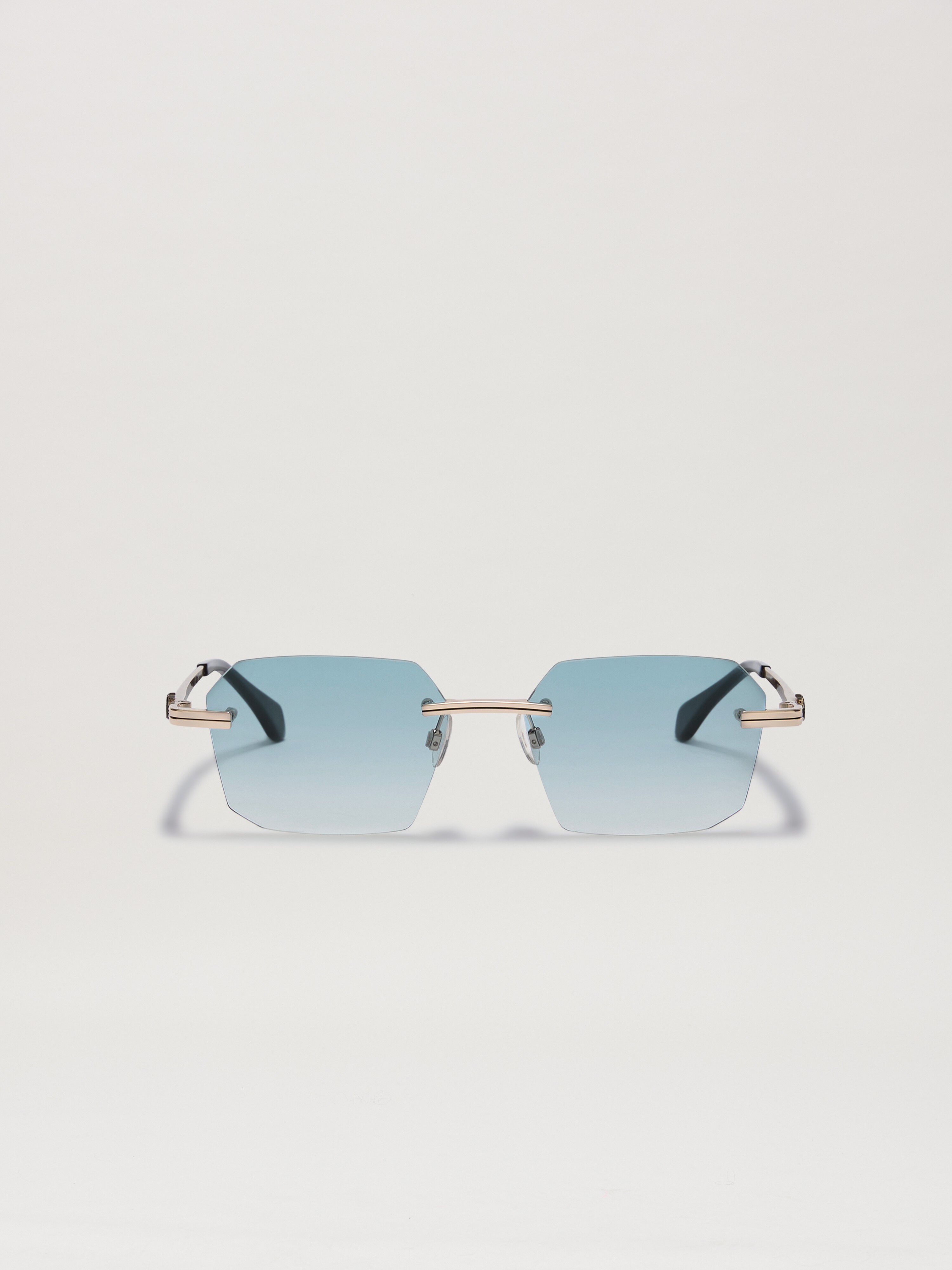 PALM ANGELS  Quartz Sonnenbrille GOLD GRADIENT BLUE PERI10GS25MET001
