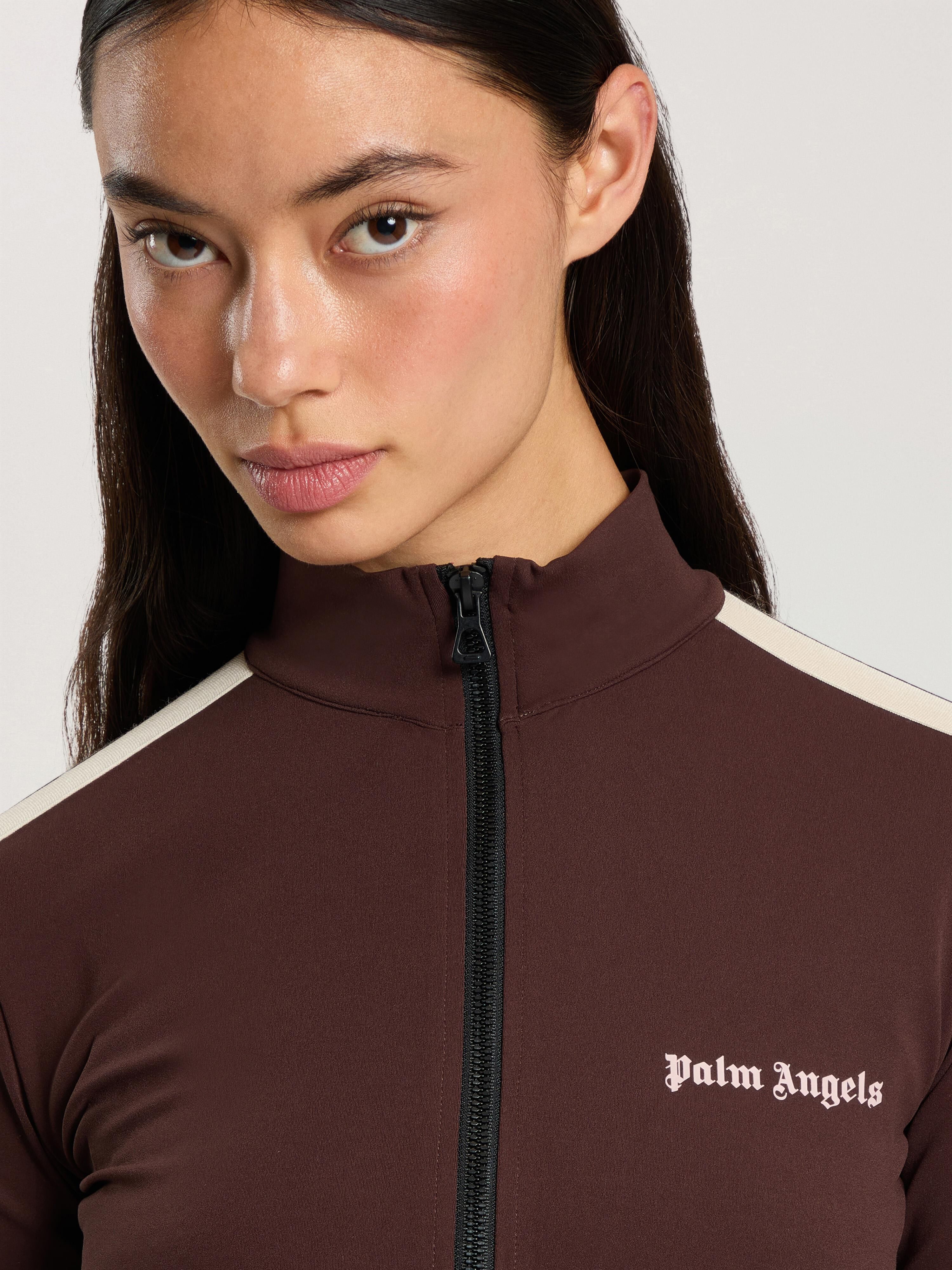 Classic Logo Training Jacket PALM ANGELS Classic Logo Training Jacket MAUVE - ROSE PINK PAWVO04F26FB01