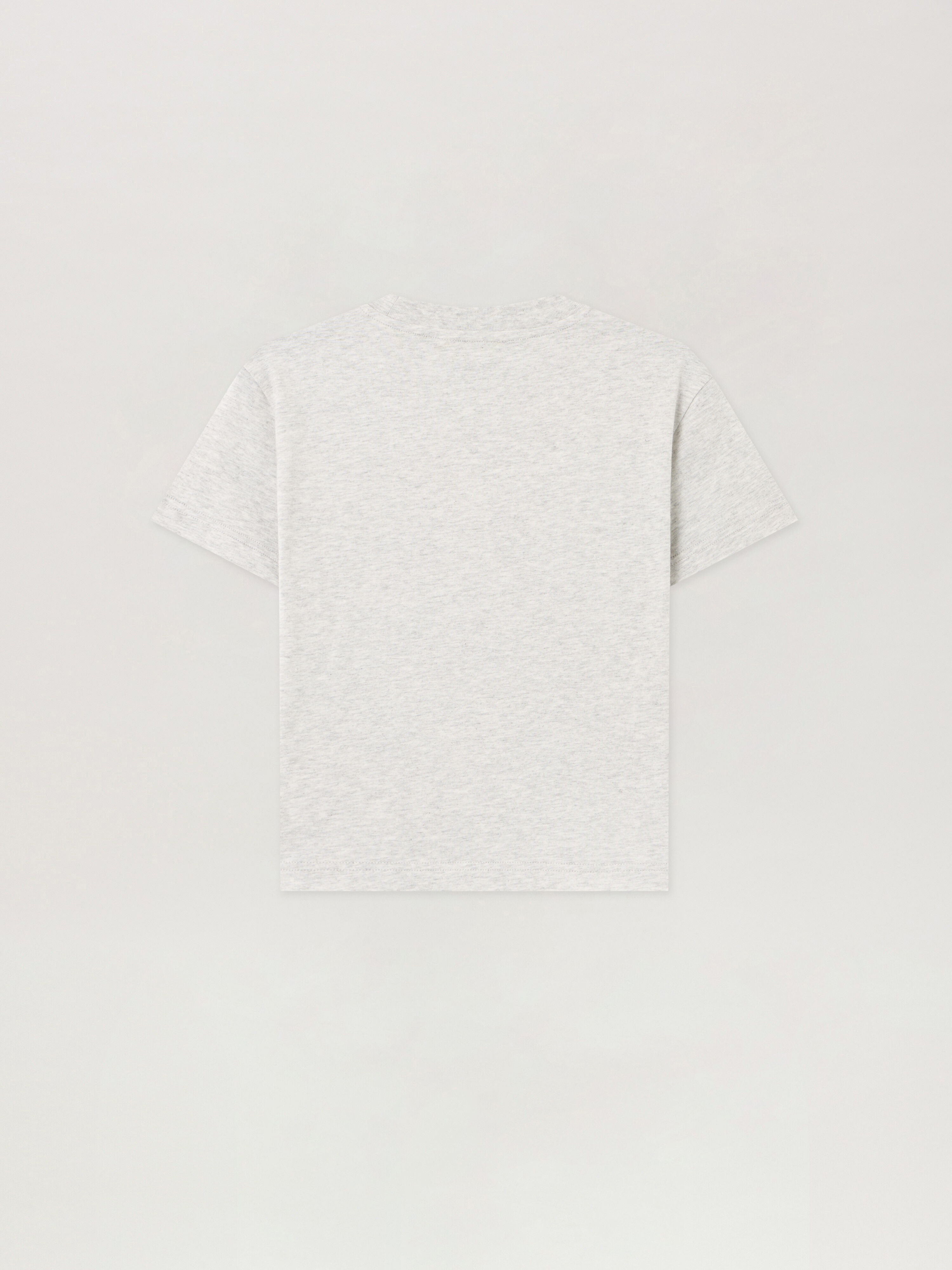 PALM ANGELS Spray Bear T-Shirt GRIGIO MELANGE/MELANGE GRAY PGAA002S26JER007