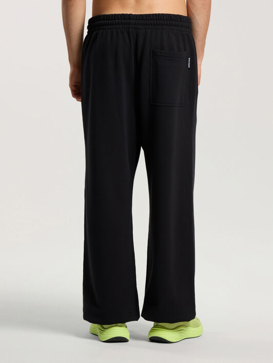 Waist Logo Sweatpants PALM ANGELS Waist Logo Sweatpants BLACK - OFF WHITE PAMCH01F26FL02