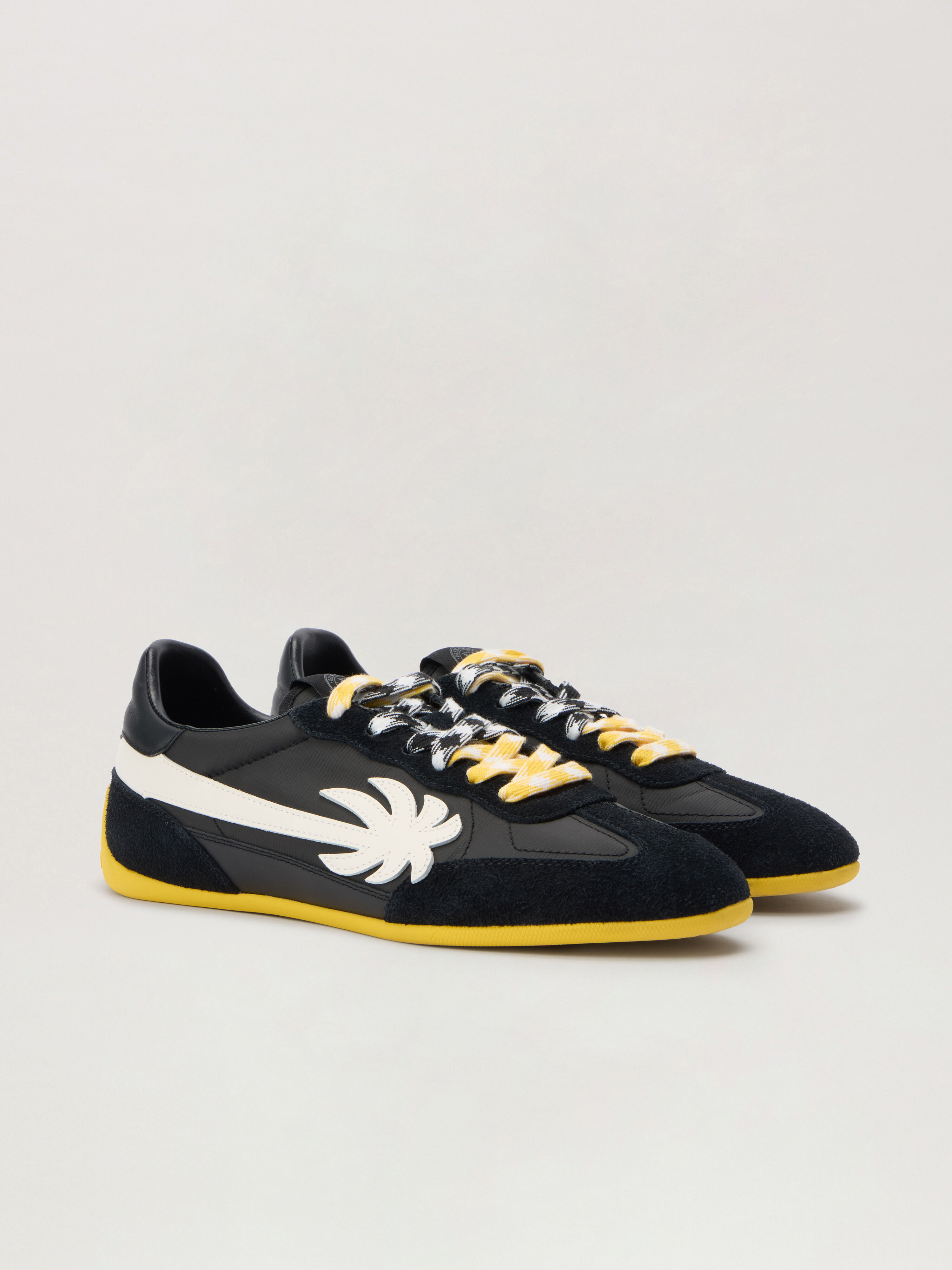 PALM ANGELS Pa 5 Sneakers BLACK - WHITE PMIA105F25LEA001