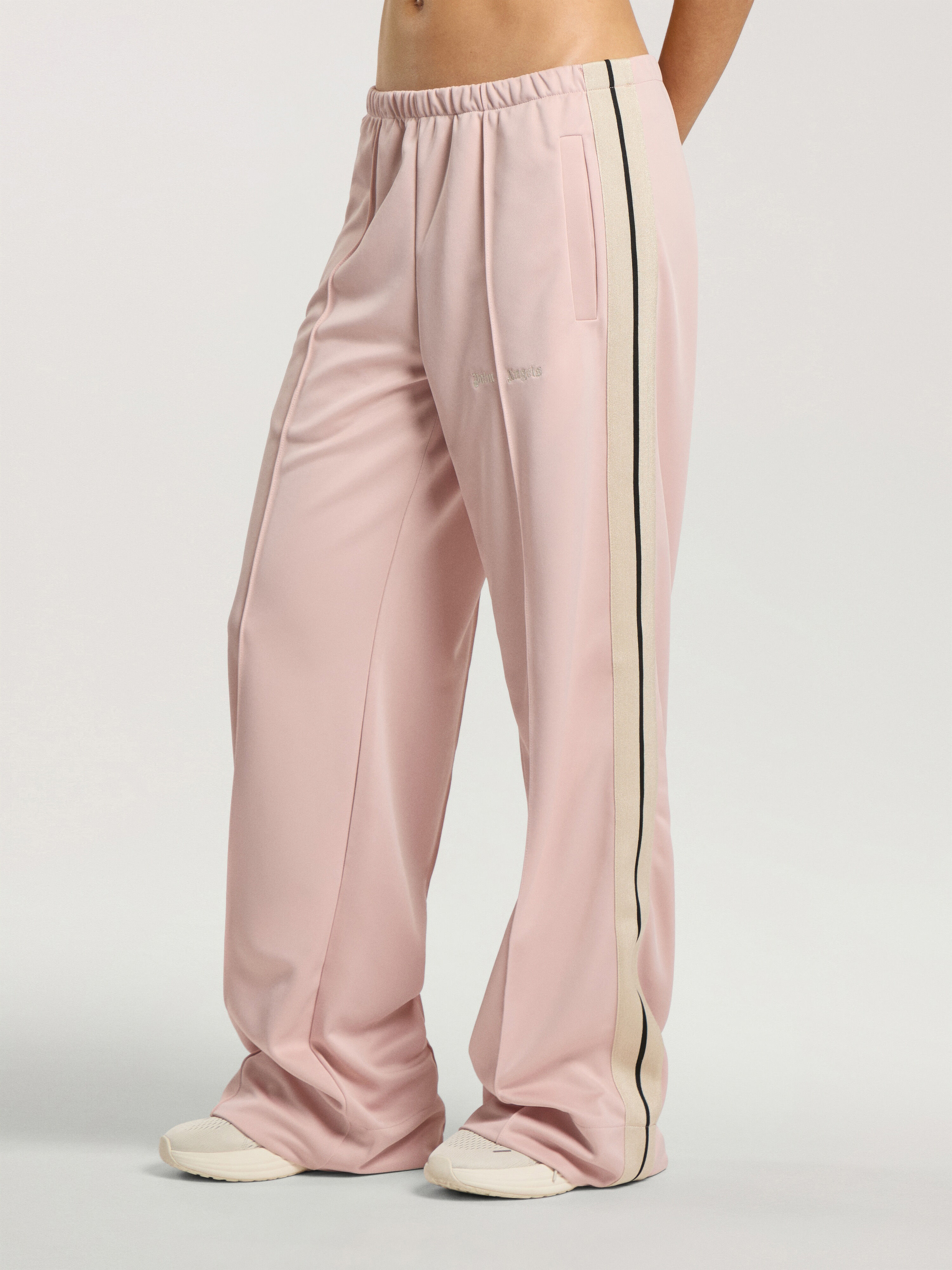 Classic Logo Track Loose Pants PALM ANGELS Classic Logo Track Loose Pants ROSE PINK - OFF WHITE PAWCJ05F26FB01