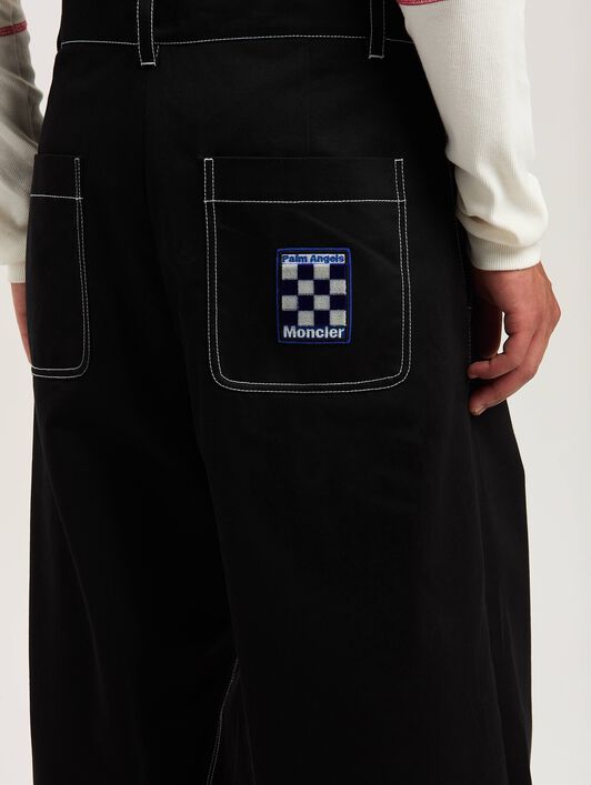 PALM ANGELS  Racing pants Moncler x Palm Angels BLACK - BLACK PMCA17CT25FAB001