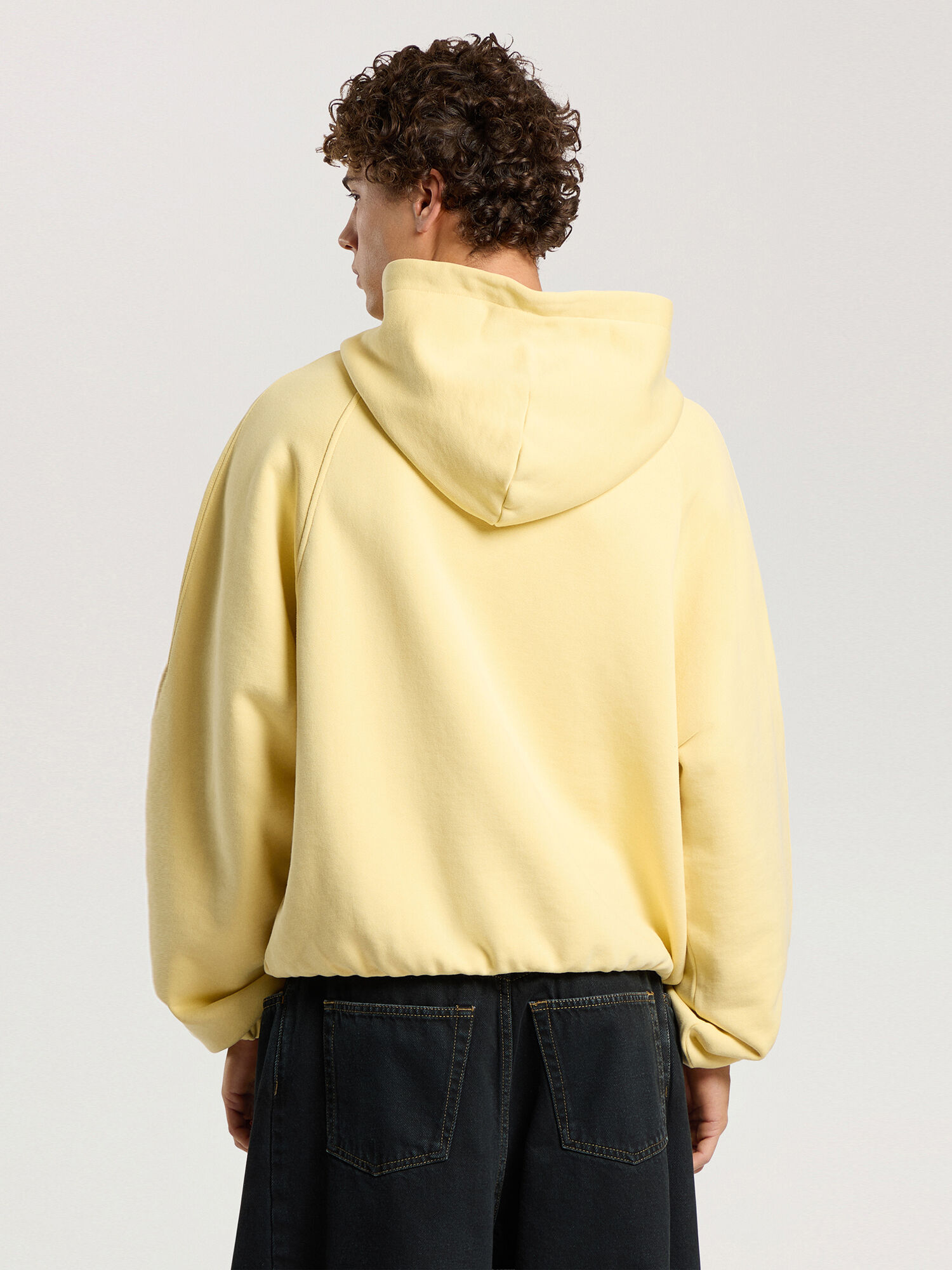 Vintage Box Logo Loose Hoodie PALM ANGELS Vintage Box Logo Loose Hoodie LIGHT YELLOW - MAUVE PAMBB04F26FL01