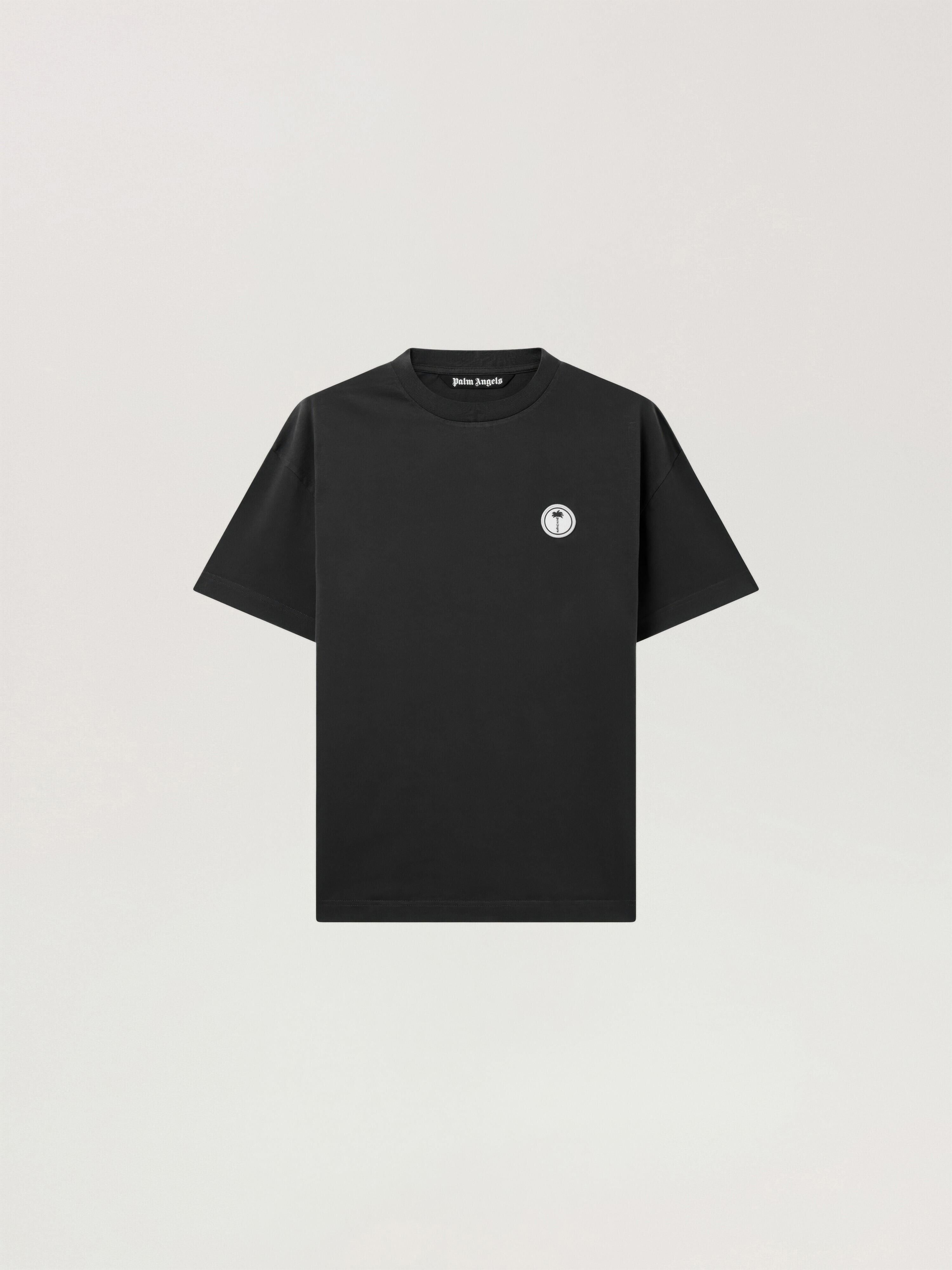 Palm Tree Regular T-Shirt PALM ANGELS Palm Tree Regular T-Shirt BLACK - OFF WHITE PAMAA01F26JR02