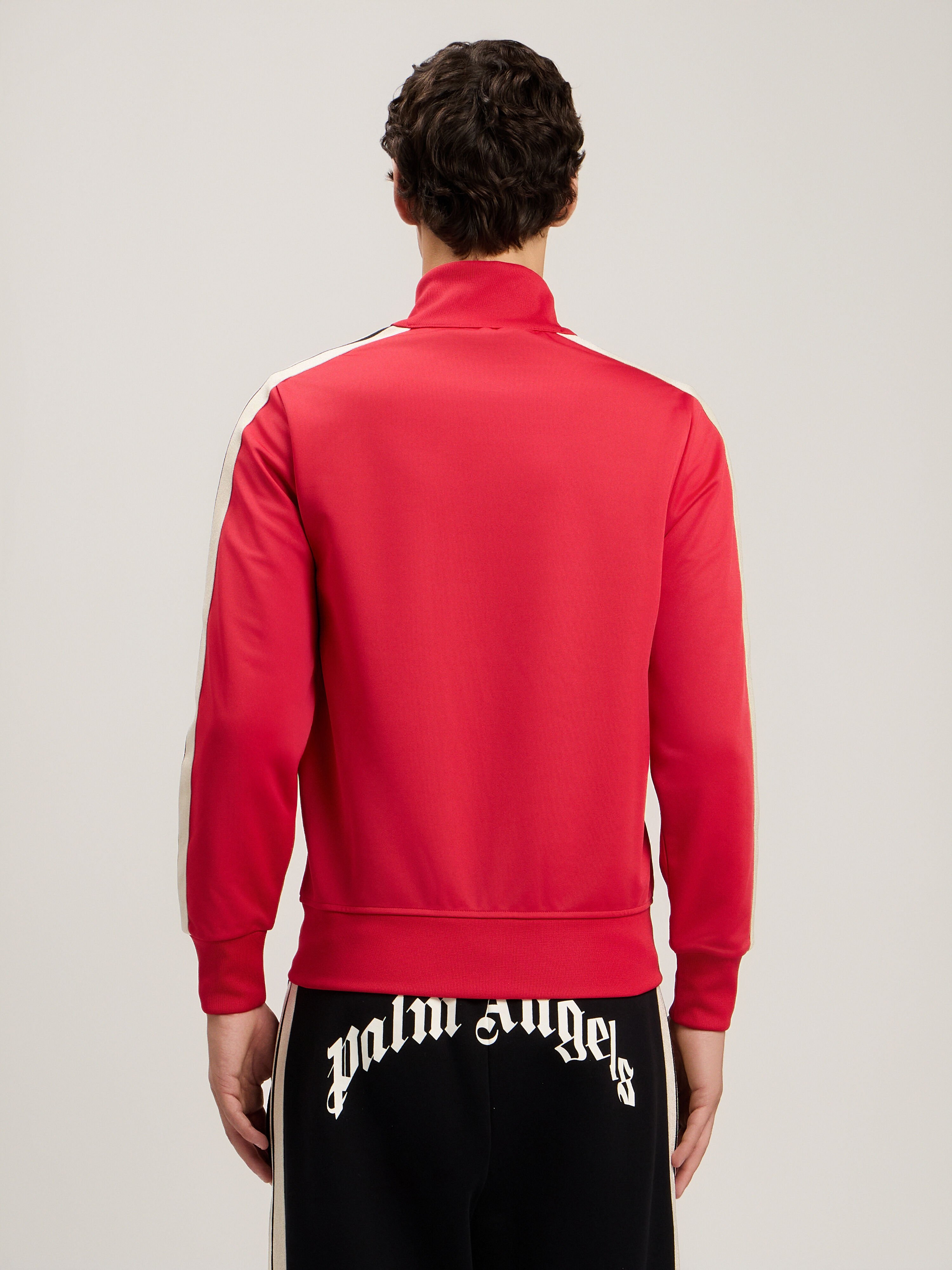 PALM ANGELS Classic Logo Track Jacket RED OFF WHITE PMBD058S26FAB001