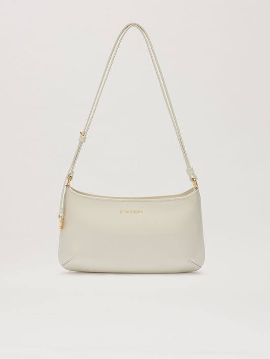 PALM ANGELS  Golden Mongram Giorgina Bag CREAM/GOLD PWNN028C99LEA001