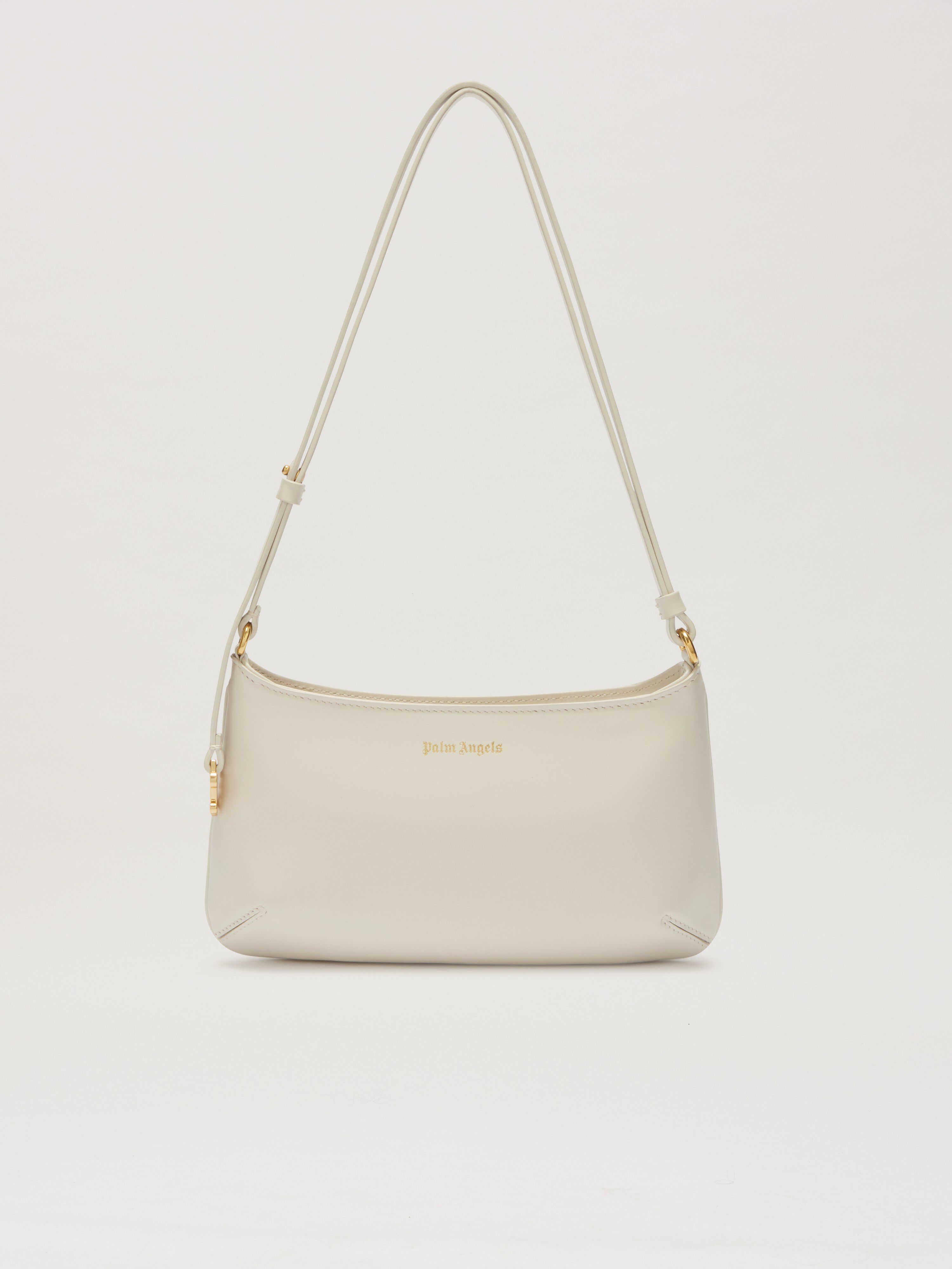 PALM ANGELS  Golden Mongram Giorgina Bag CREAM/GOLD PWNN028C99LEA001