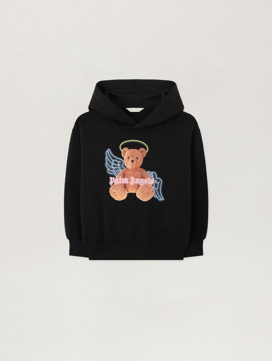 PALM ANGELS Bear Angel. Hoodie NERO/BLACK PGBB015S26FLE001