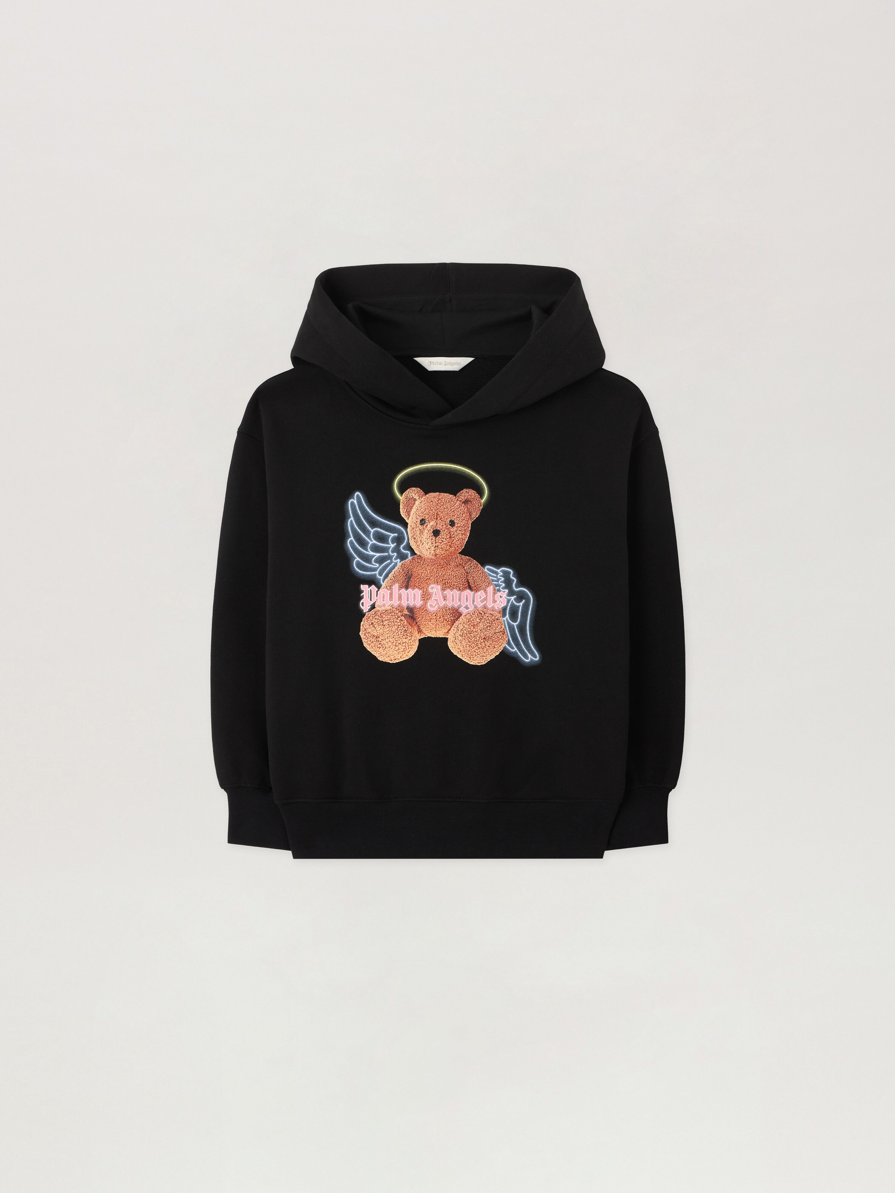 PALM ANGELS Bear Angel. Hoodie NERO/BLACK PGBB015S26FLE001