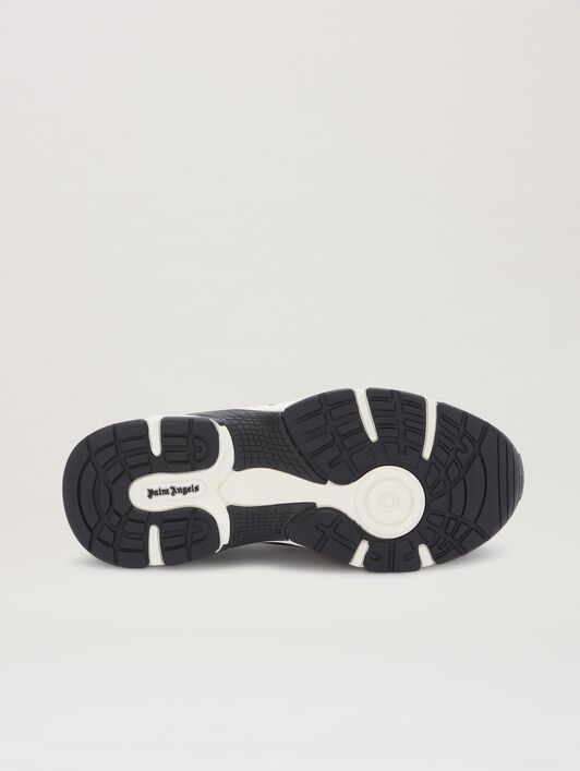 PALM ANGELS  PA 4 Leder Sneaker BLACK - WHITE PMIA102S25FAB001