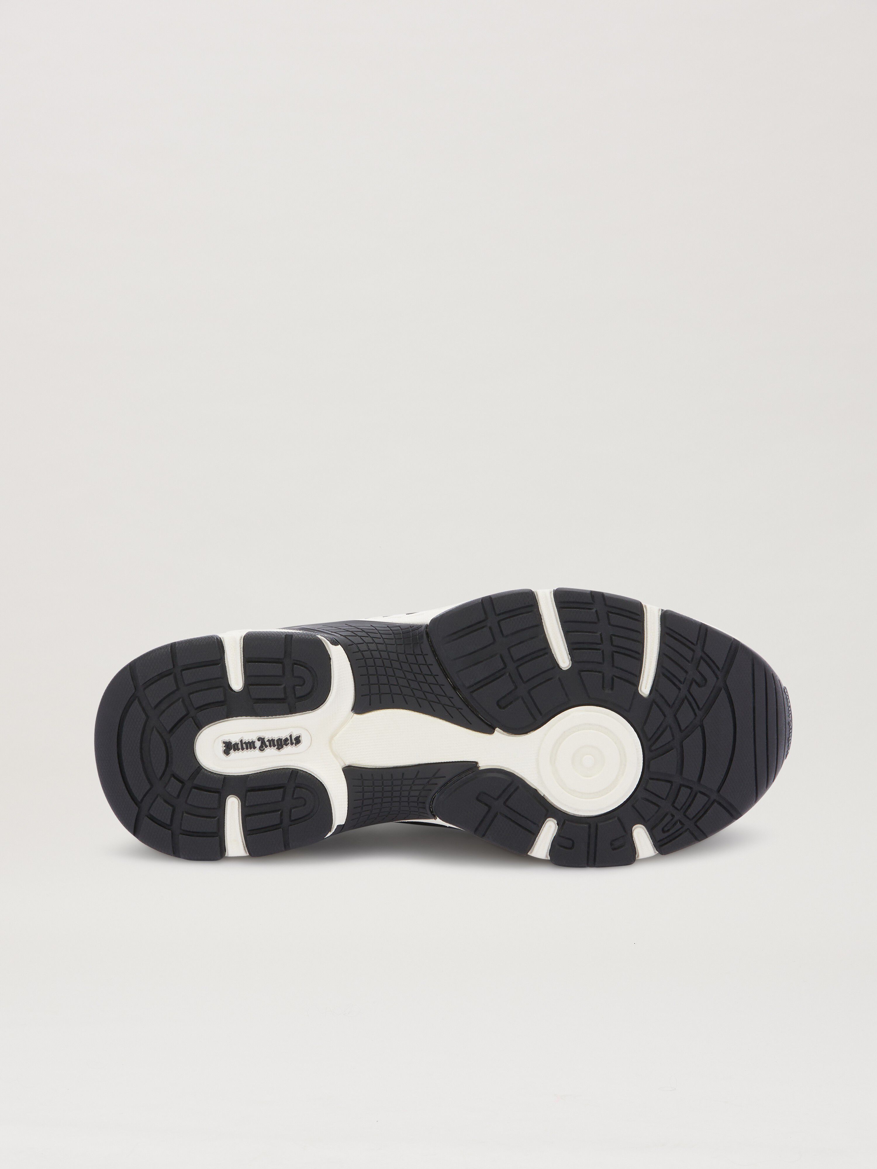 PALM ANGELS  PA 4 Leder Sneaker BLACK - WHITE PMIA102S25FAB001
