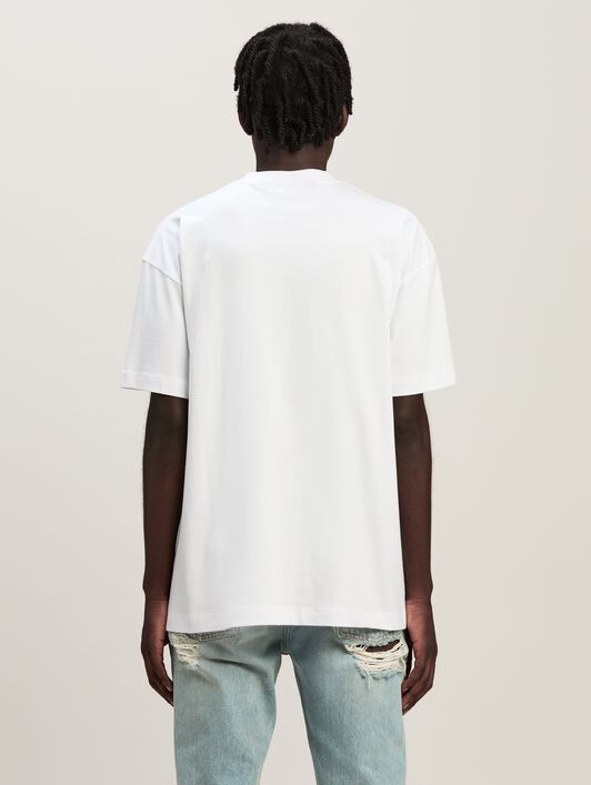 PALM ANGELS Monogram Spray City T-Shirt Paris BIANCO PMAA001C99JER027