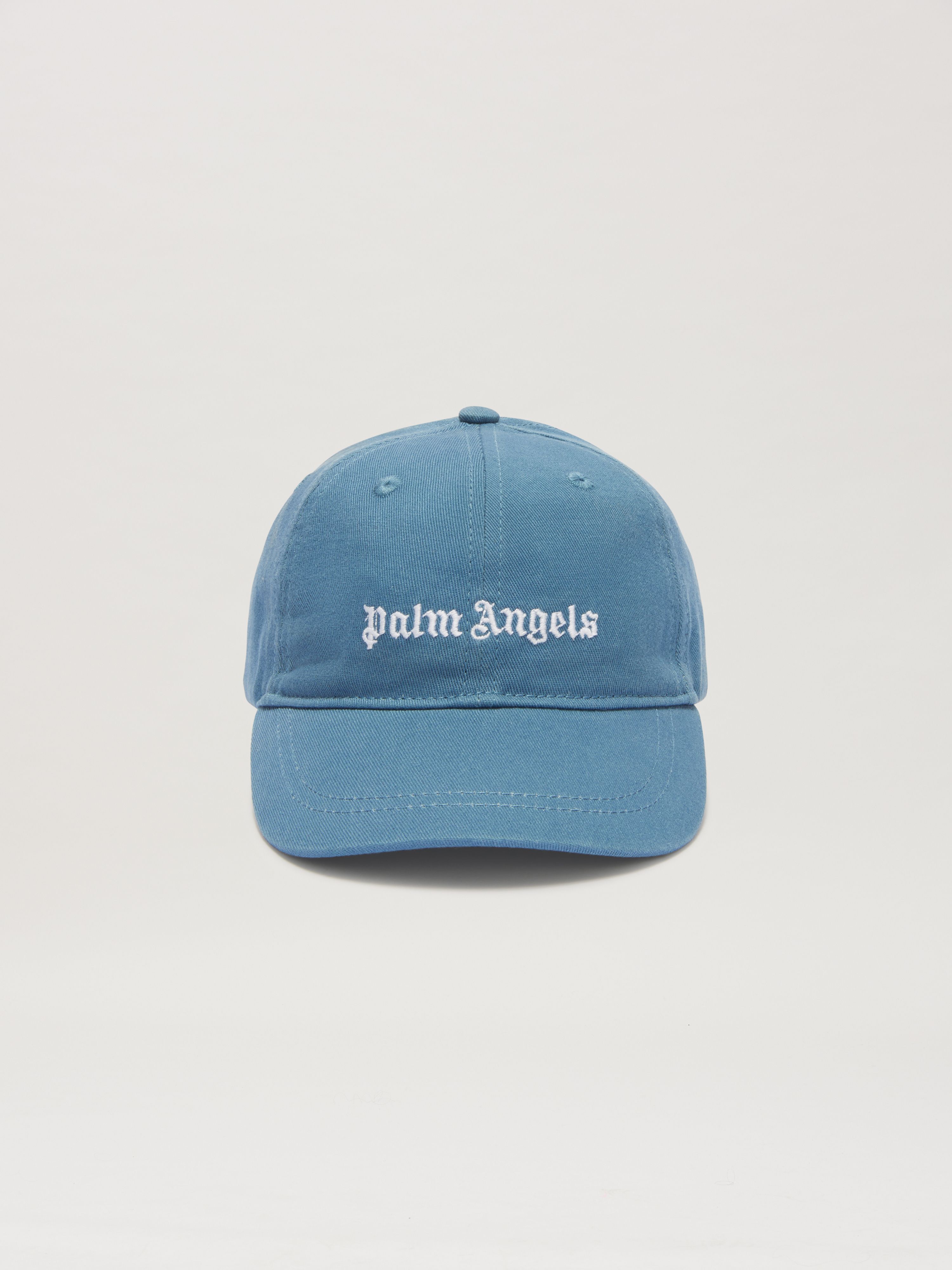 PALM ANGELS  Baseballcap mit Logo BLACK OFF WHITE PBLB002C99FAB001