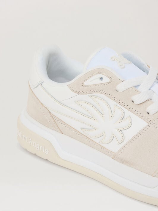 PALM ANGELS Palm Basketball Lea Sneakers WHITE OFF WHITE PMIA10WS26LEA001