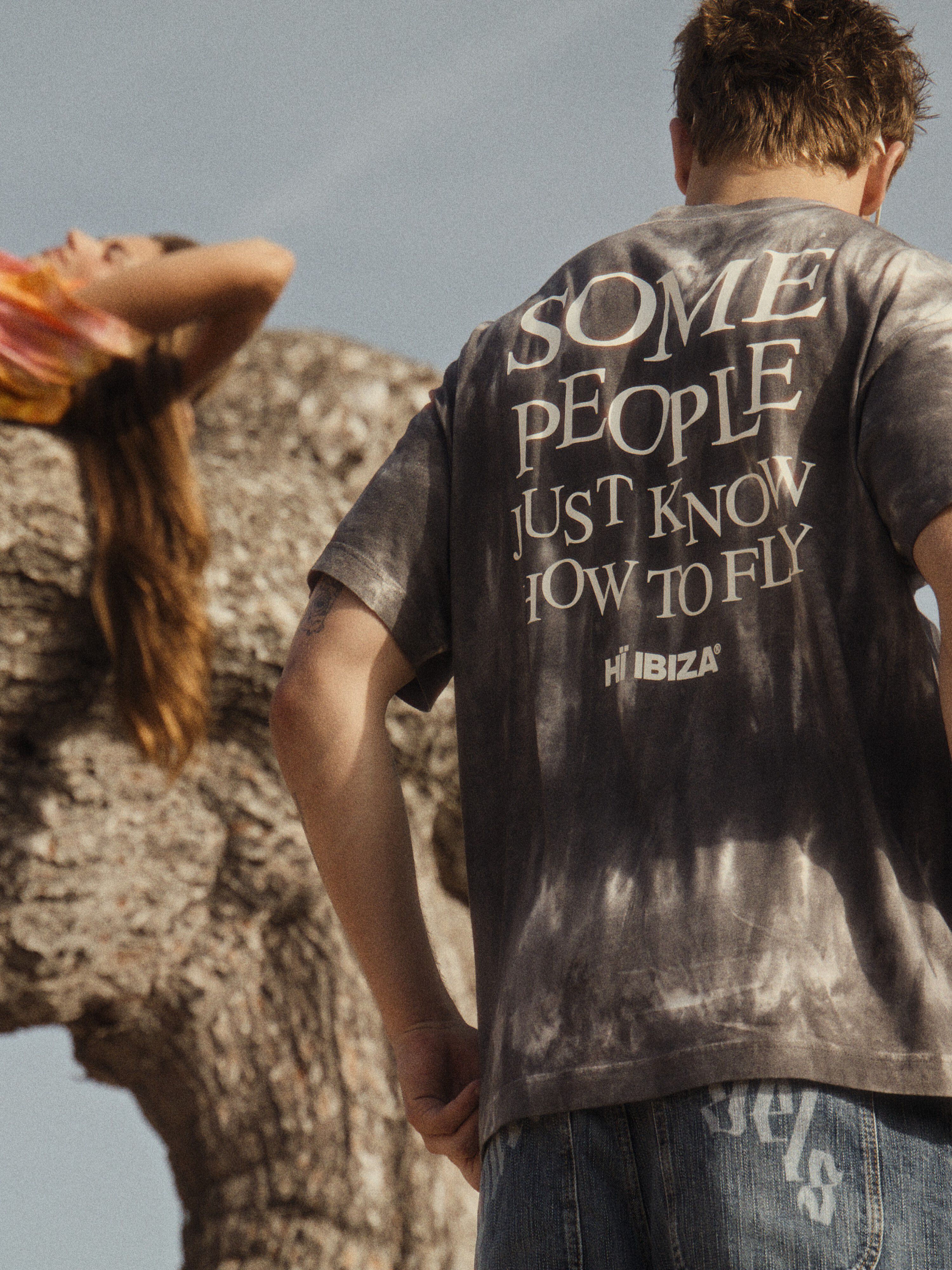 Palm Angels x Hï Ibiza Tie-dye T-shirt PALM ANGELS Palm Angels x Hï Ibiza Tie-dye T-shirt MEDIUM GREY - OFF WHITE PAMAA001JR007