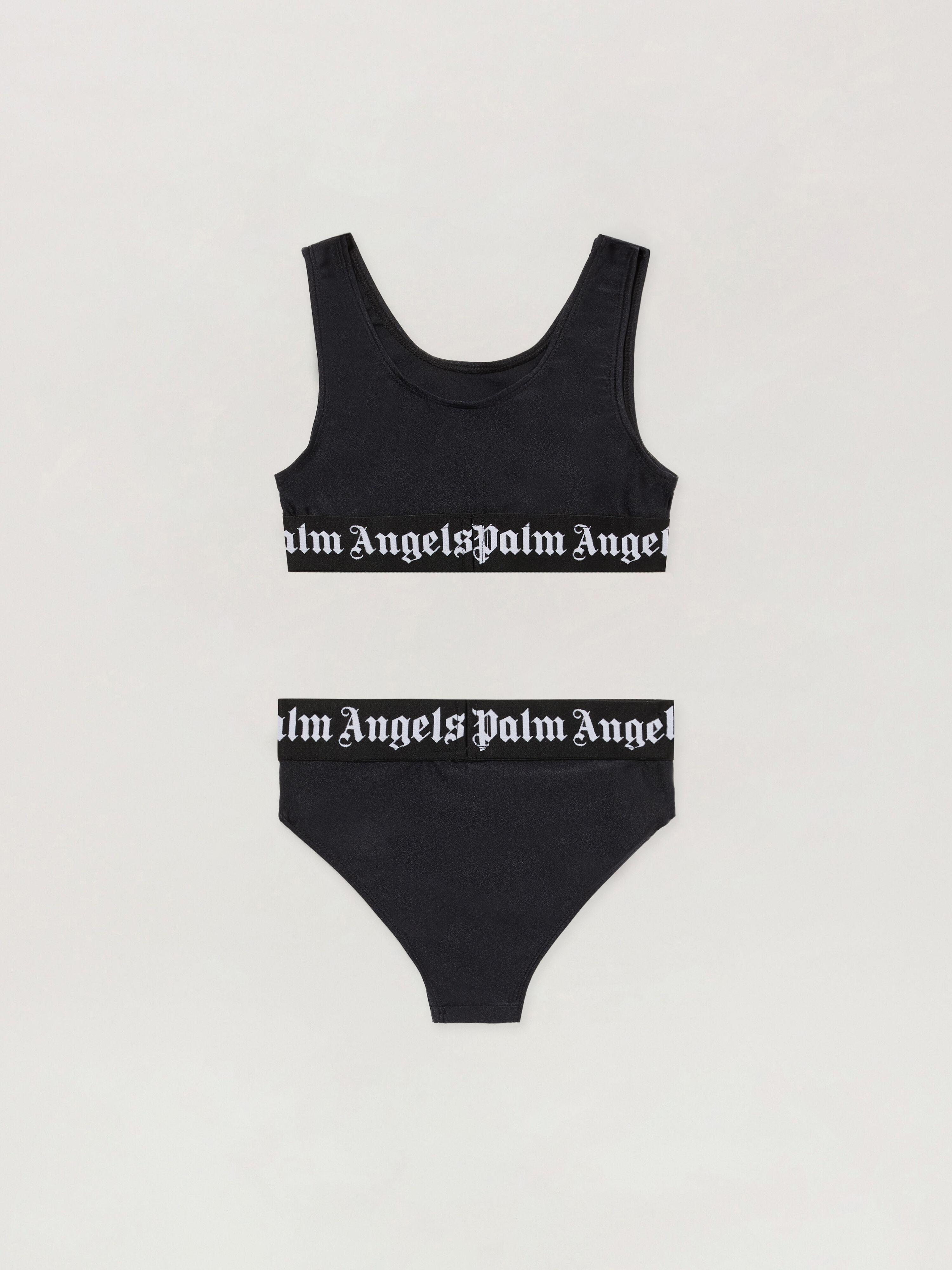 PALM ANGELS Logo Band Bikini NERO/BLACK PGFE002S26JER001