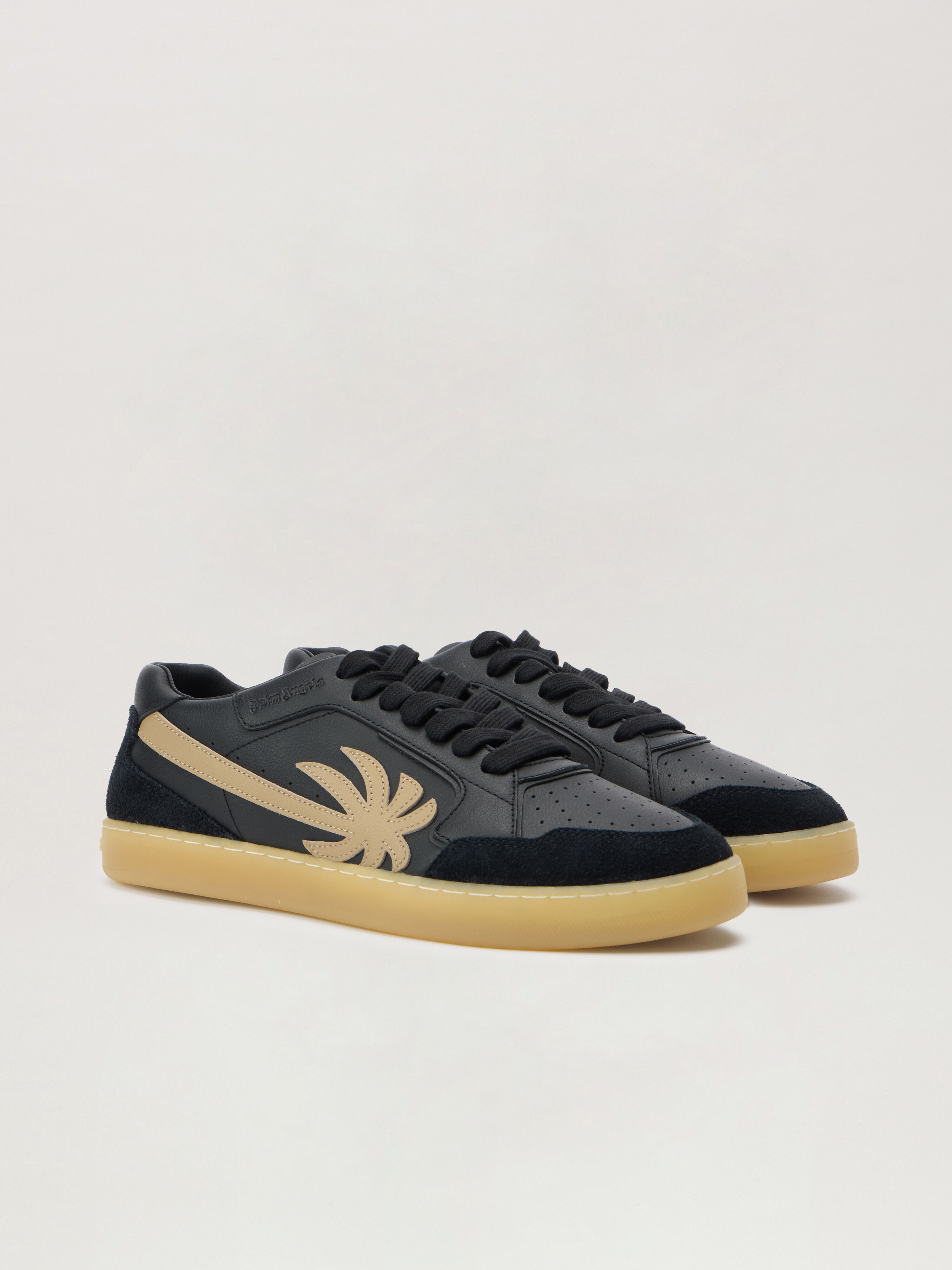 PALM ANGELS New Palm 1 BLACK - BEIGE PMIA099F25LEA001