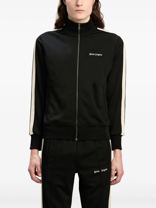 PALM ANGELS Classic Logo Track Jacket BLACK OFF WHITE PMBD058C99FAB001